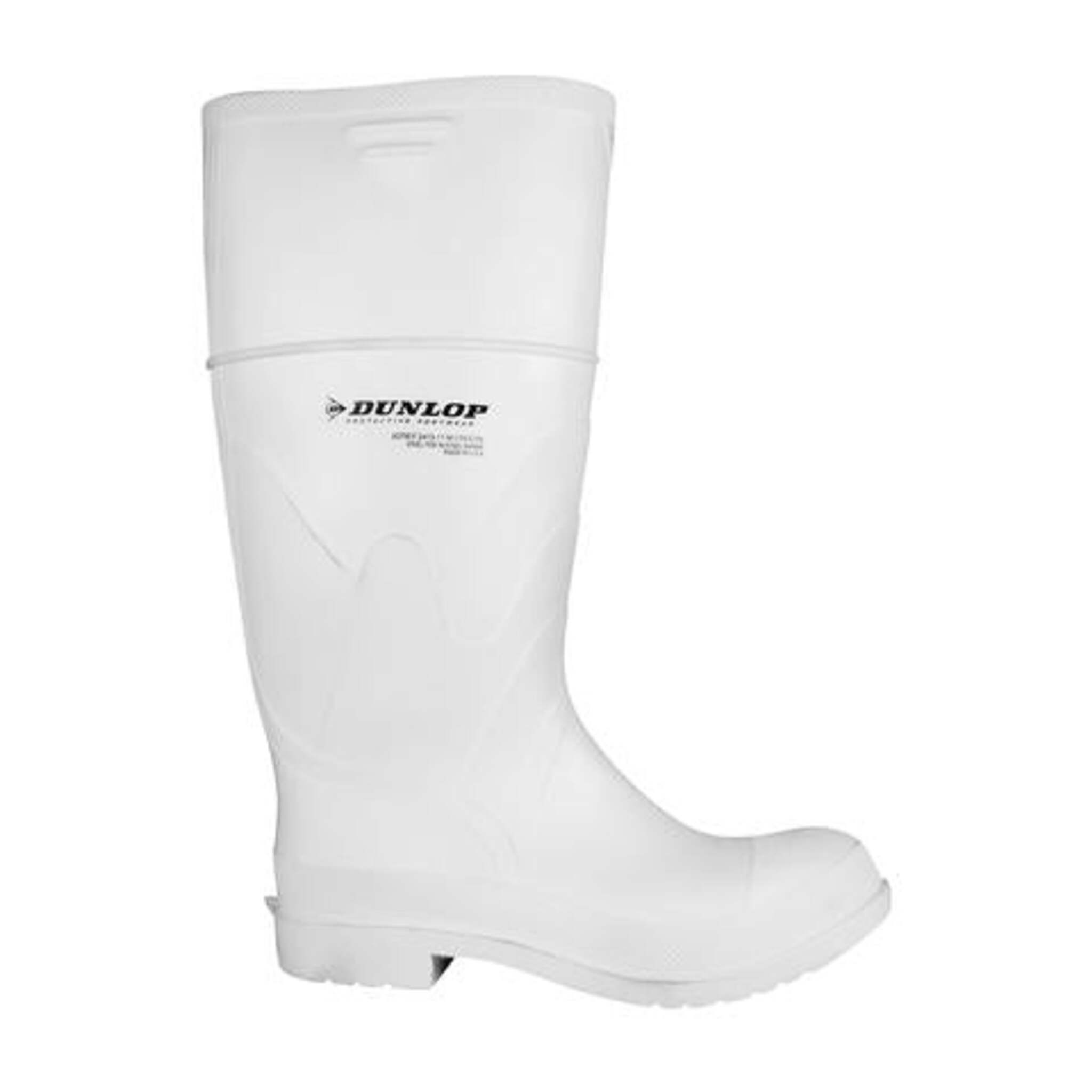 Dunlop White PVC Steel Toe Boots | Sizes 4 - 13 Work Boots - Cleanflow