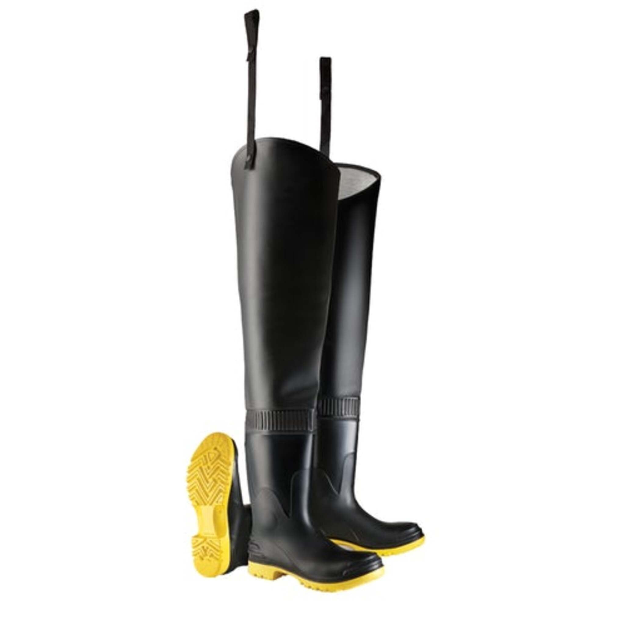 Dunlop Men's Safety Thigh Waders 54” Waterproof PolySteel UltraGrip, CSA Approved, Steel Midsole, Non-Slip, Oil/Grease Resistant, Ultimate Protection | Sizes 7-13