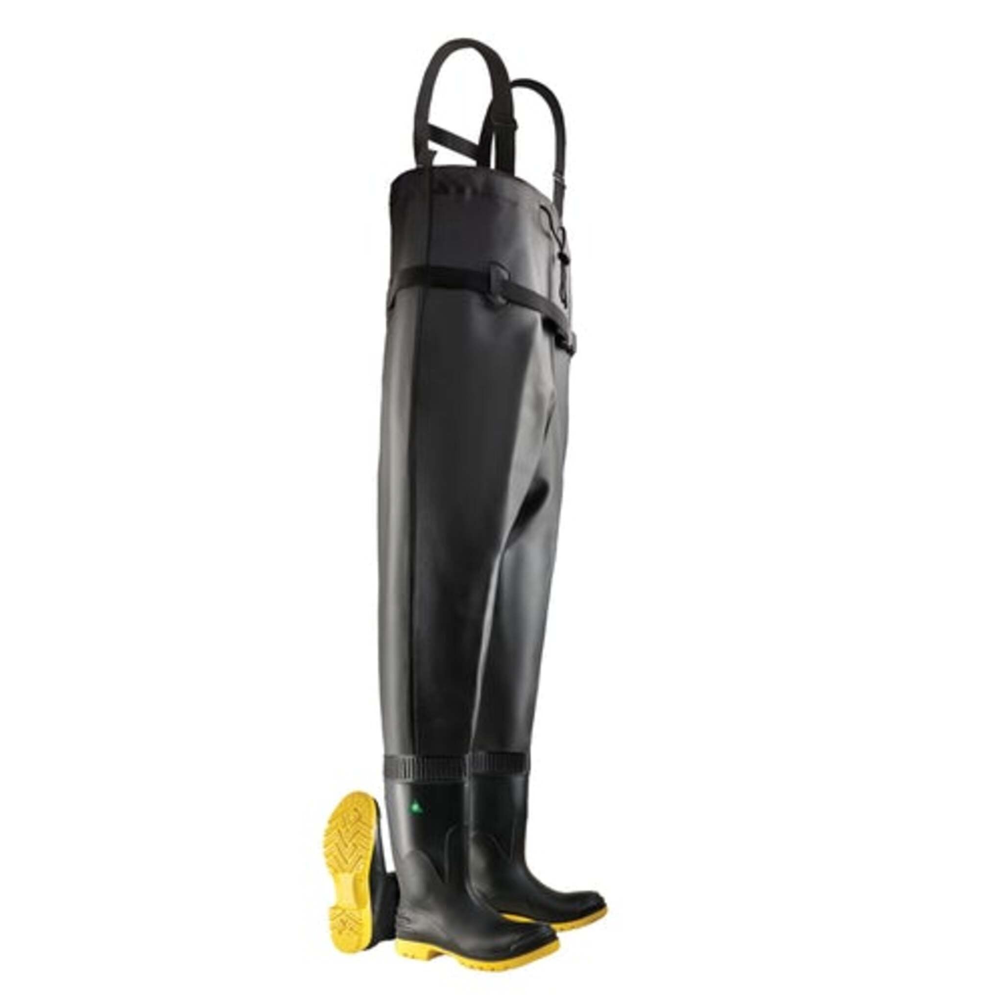 Dunlop Men's Safety Chest Waders - Waterproof PolySteel UltraGrip, CSA Approved, Steel Midsole, Durable and Non-Slip, Ideal for Tough Work Environments | Sizes 6-13