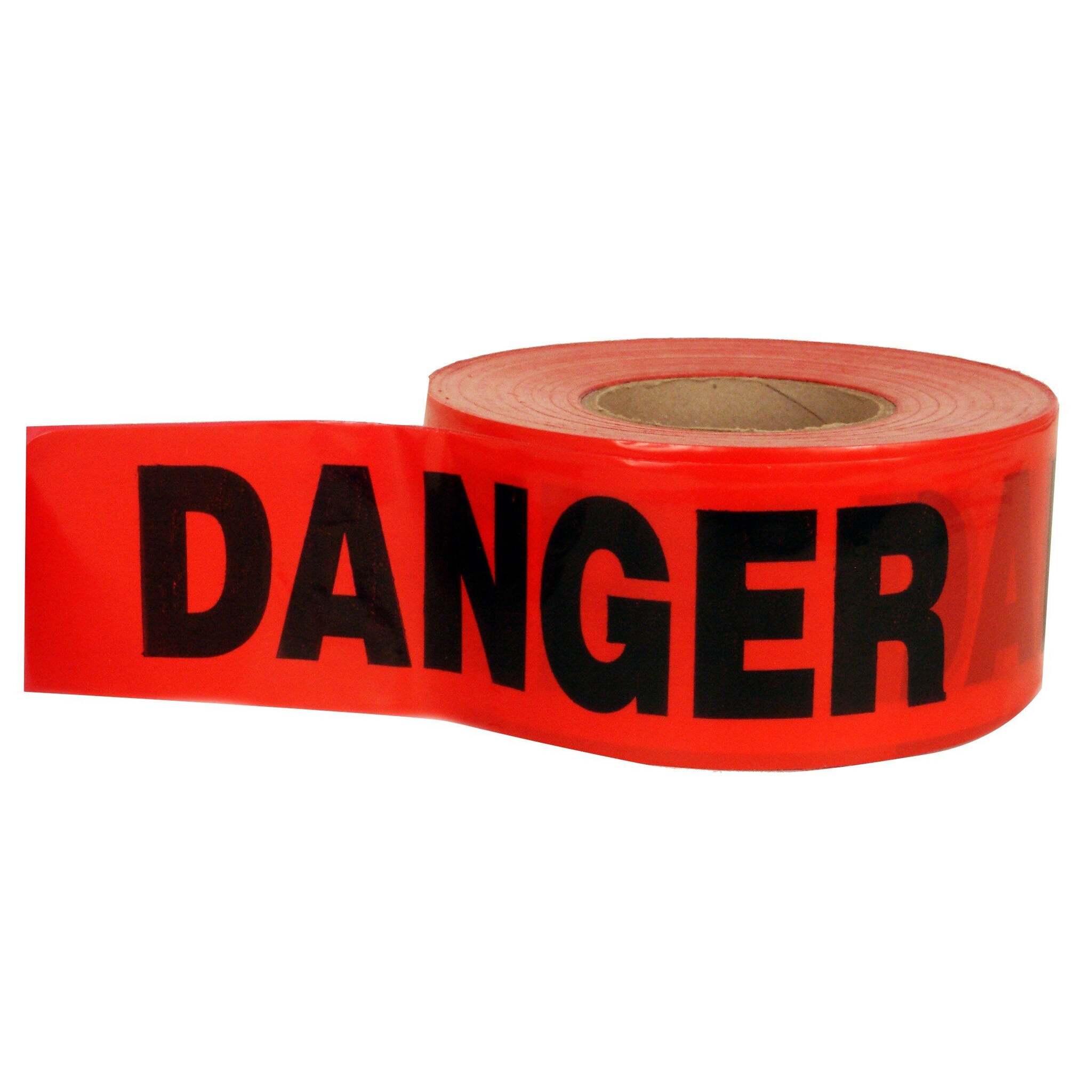 Danger Barricade Tape | 3" x 1000' Facility Safety - Cleanflow