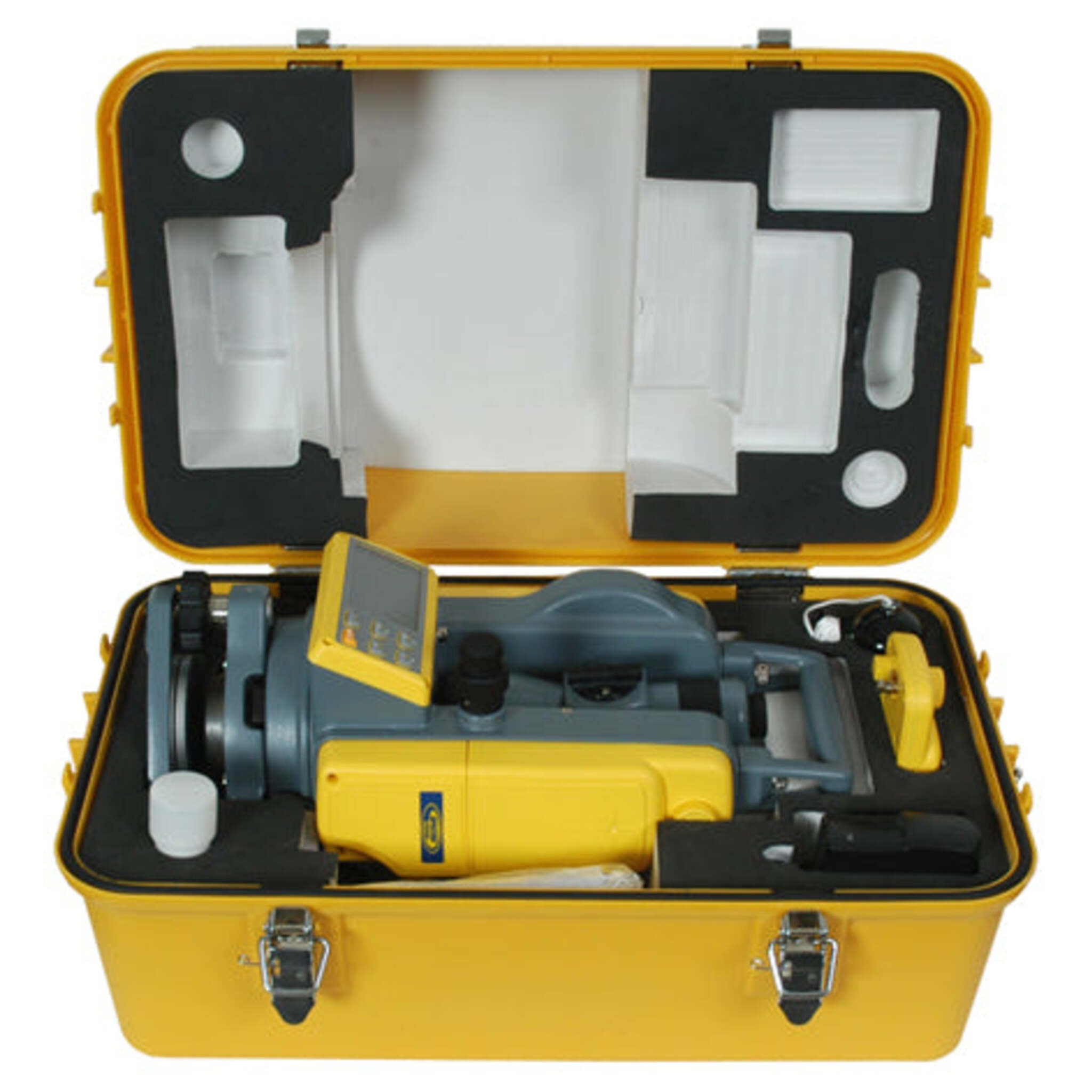 Spectra Precision DET-2 Digital Theodolite, 2" Angular Accuracy, Dual LCD, Backlit Display, Optical Plumb, Power-Efficient, Hardshell Case