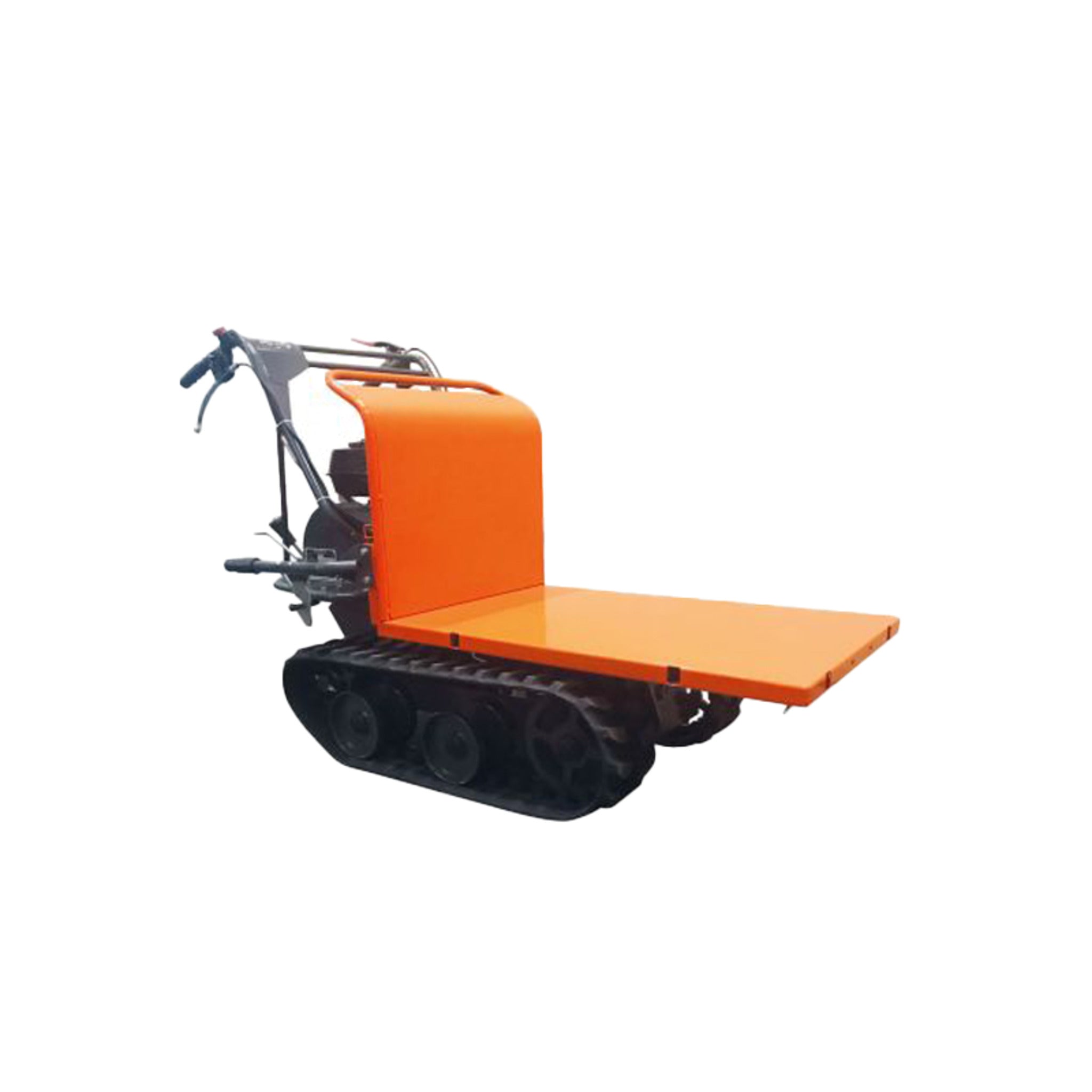 REX 6.5 HP Mini Skid Steer Utility Dumper with Drop-Side Walls - Auto Safety Brake, Manual Tip, 3 Forward Gears, EPA Certified for Material Handling