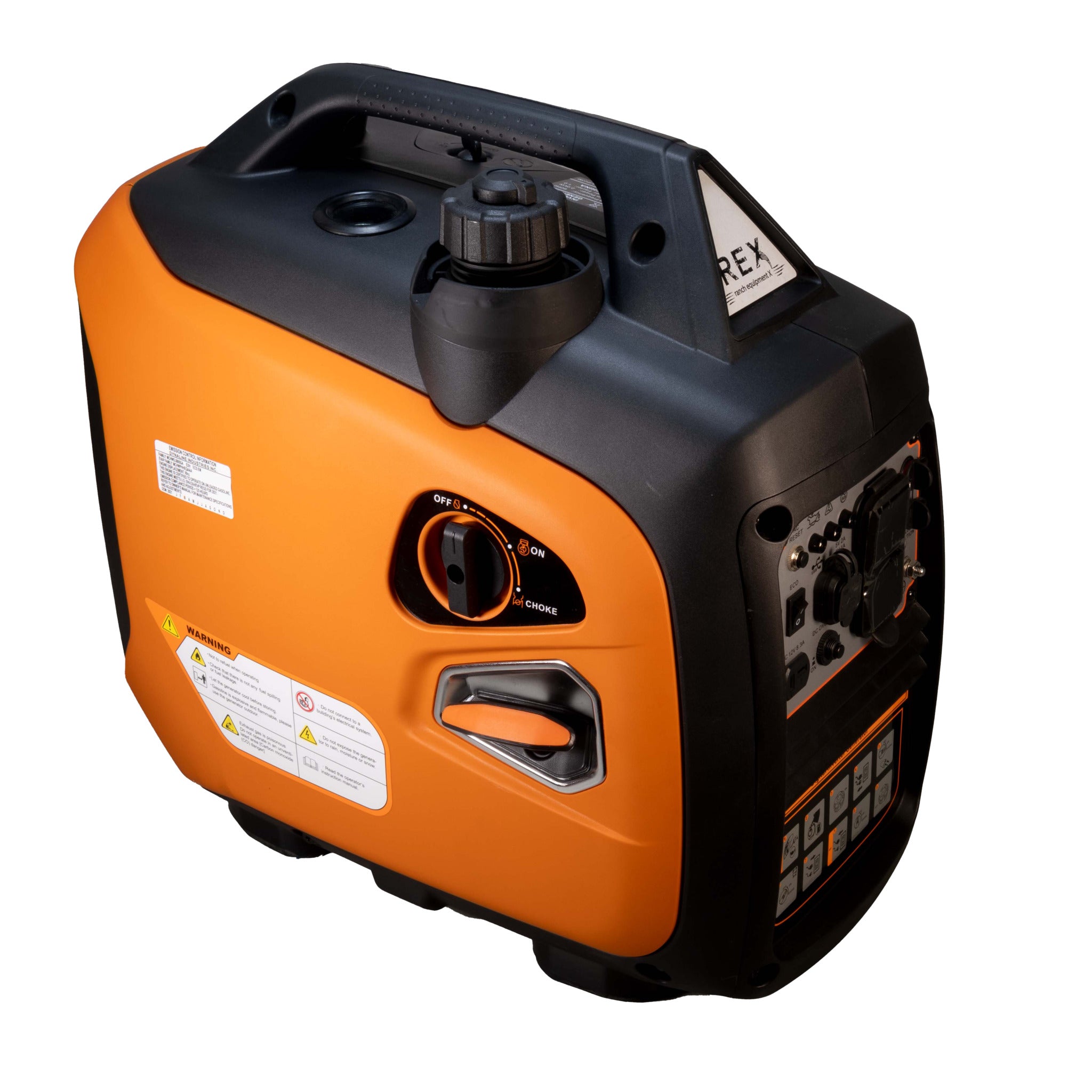 REX Silent Inverter Generators with Automatic Demand Throttle