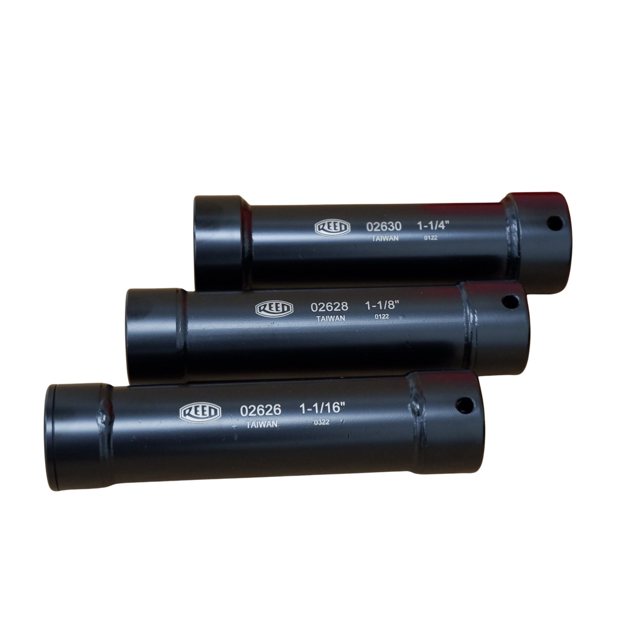 Reed EDKS6 Extended Impact Grade Socket Set | 6" Length, 1/2" Square Drive, Corrosion-Resistant Chromate, For Deep Well Bolts & Tough Jobs | 6-Piece Set