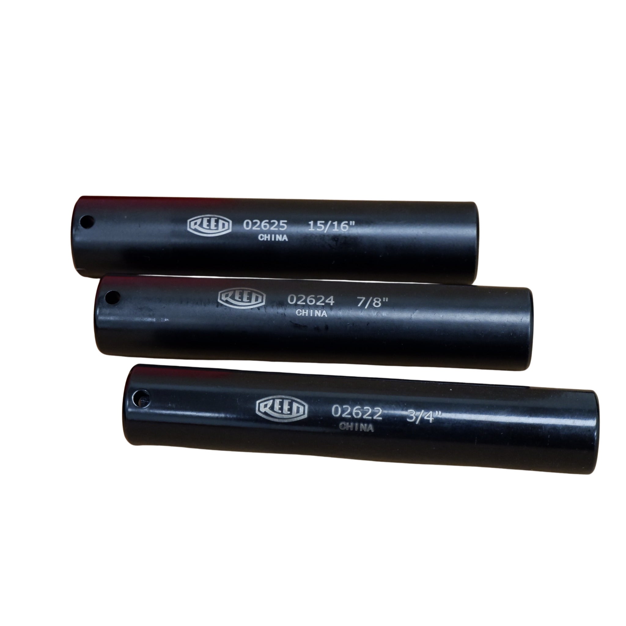 Reed EDKS6 Extended Impact Grade Socket Set | 6" Length, 1/2" Square Drive, Corrosion-Resistant Chromate, For Deep Well Bolts & Tough Jobs | 6-Piece Set