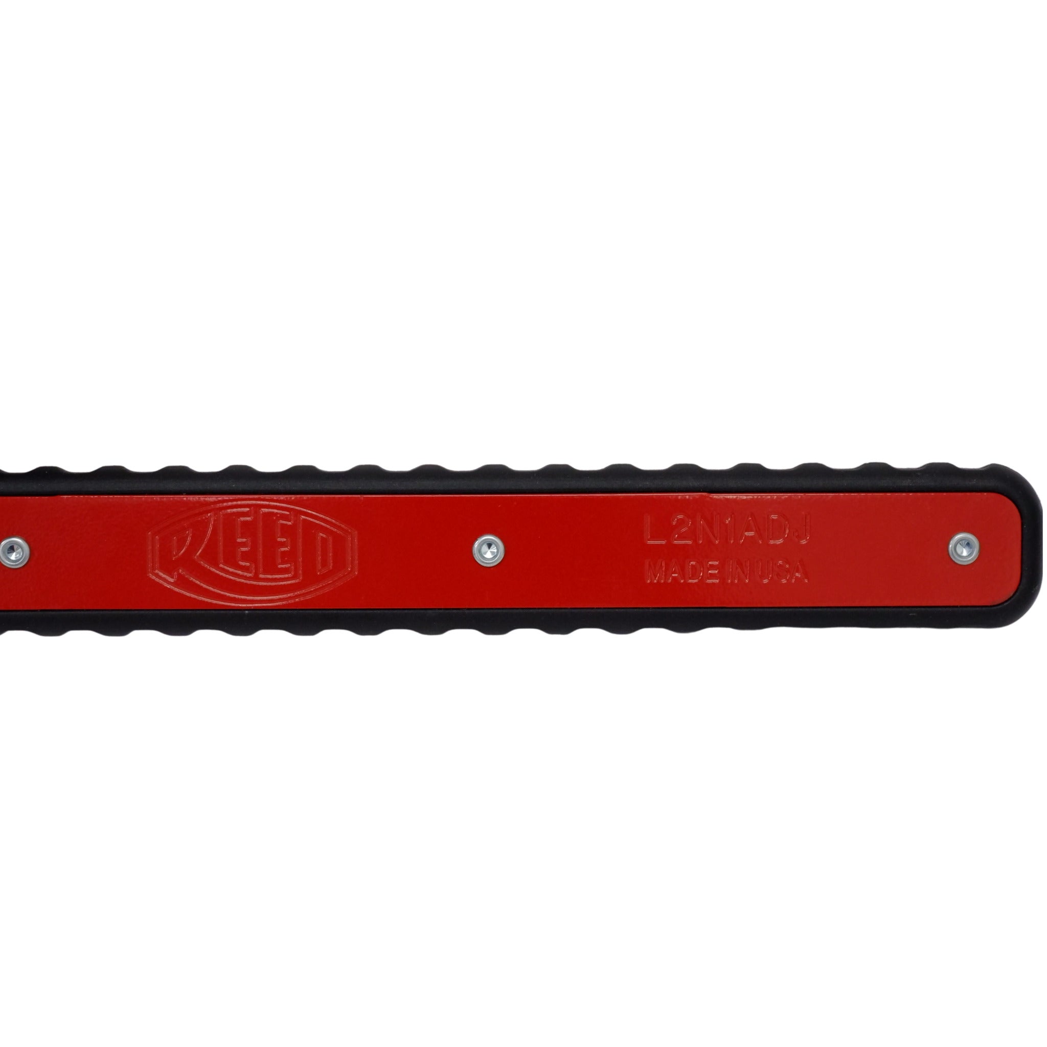 Reed L2N1ADJ Thru-Bolt 2-in-1 Dual Socket Ratchet Wrench, Adjustable Angle, 1-1/4" & 1-1/16" Sockets, 17" Handle, Ideal for Tight Spaces & Pipeline Work