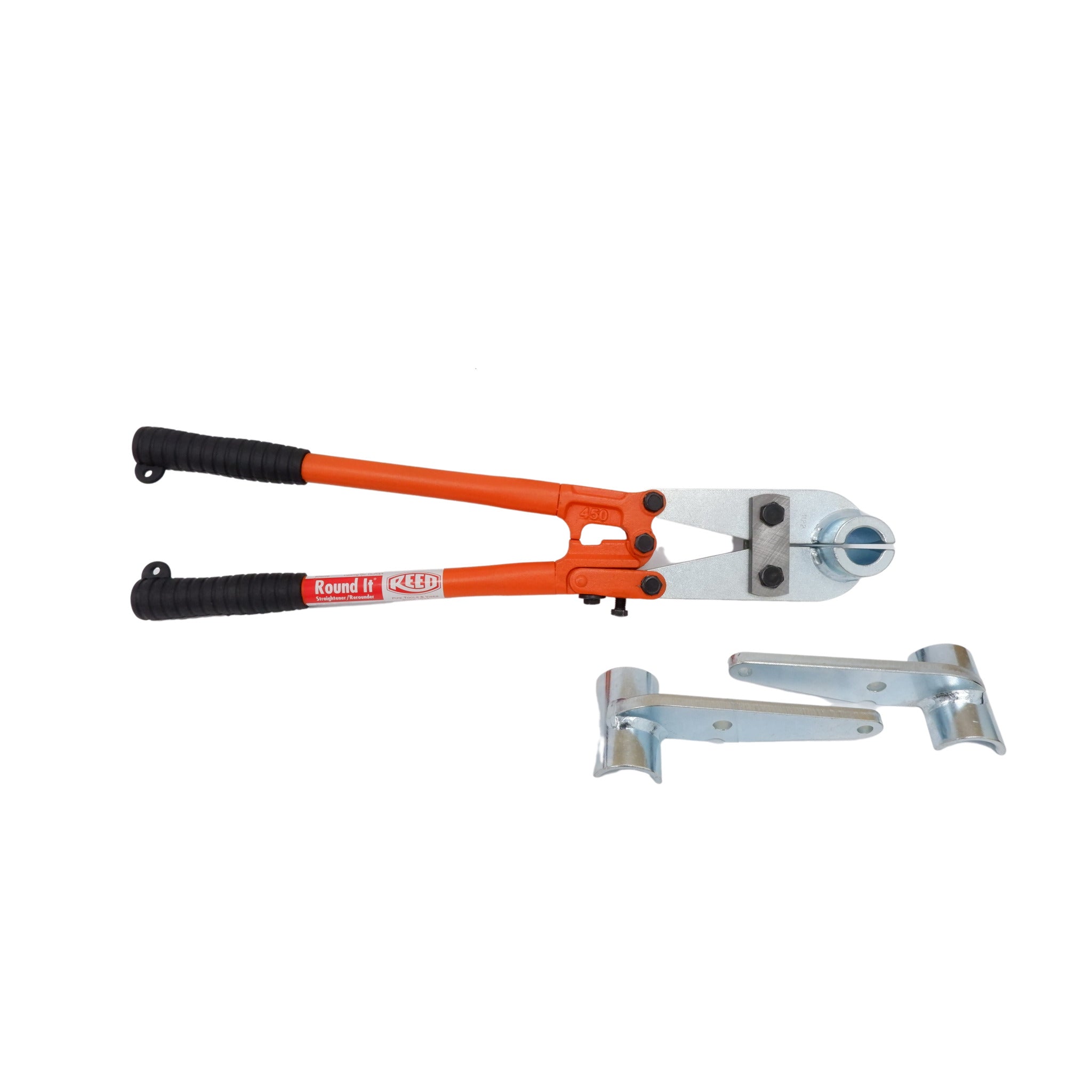 Reed RCR341 Round-It® Copper Pipe Straightener and Rerounder for 3/4" & 1" Type K Pipes - Ideal for Plumbing, HVAC, and Construction Tasks