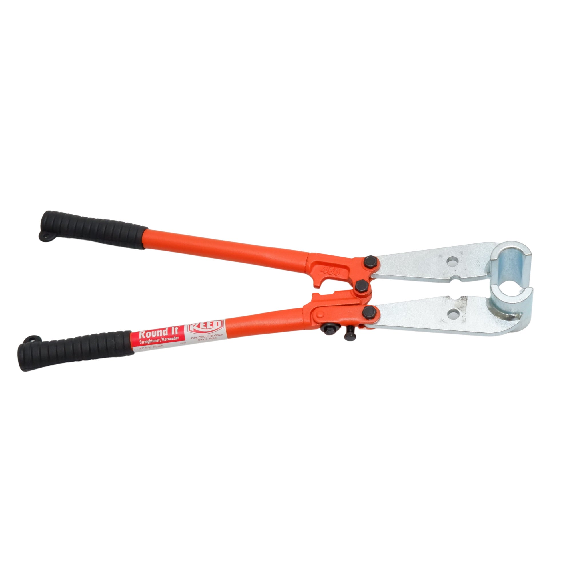 Reed RCR341 Round-It® Copper Pipe Straightener and Rerounder for 3/4" & 1" Type K Pipes - Ideal for Plumbing, HVAC, and Construction Tasks
