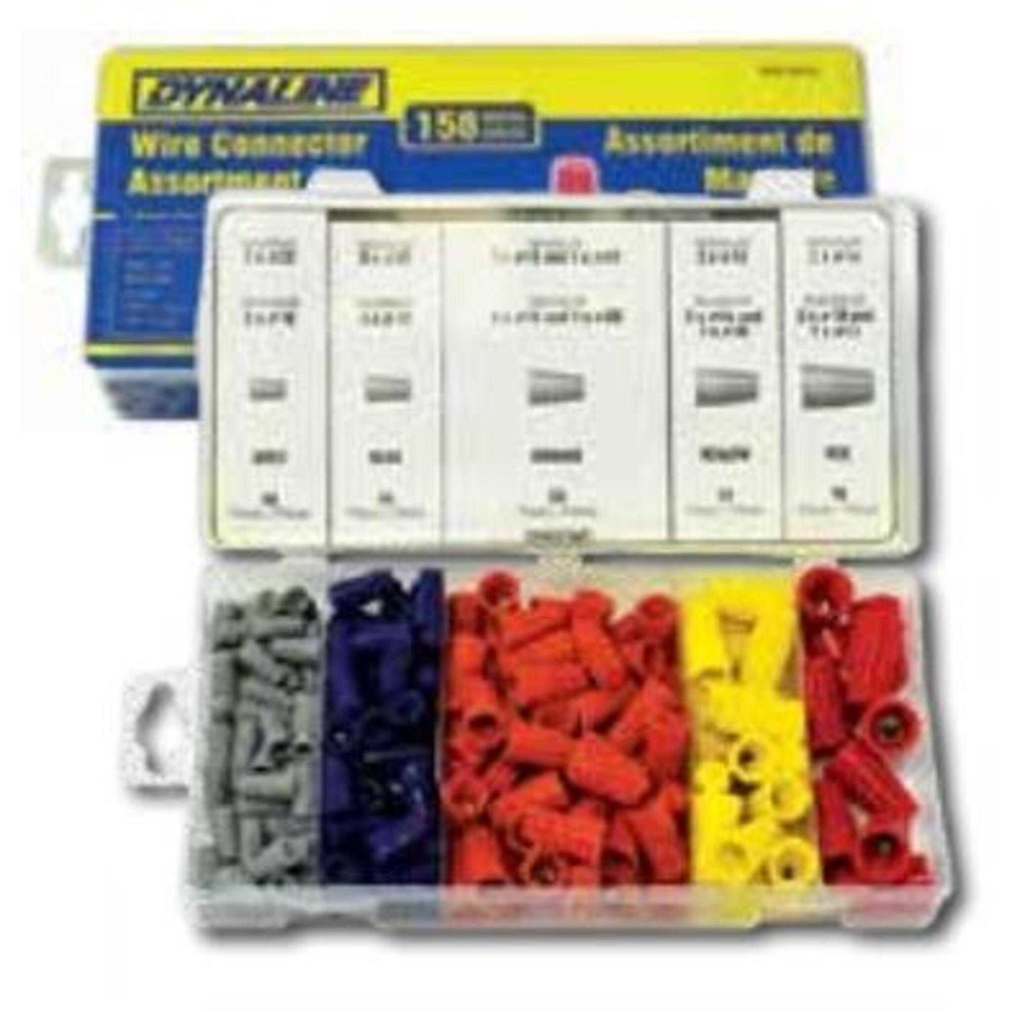 Dynaline Wire Connector Assortment - 158 Piece Automotive Tools - Cleanflow