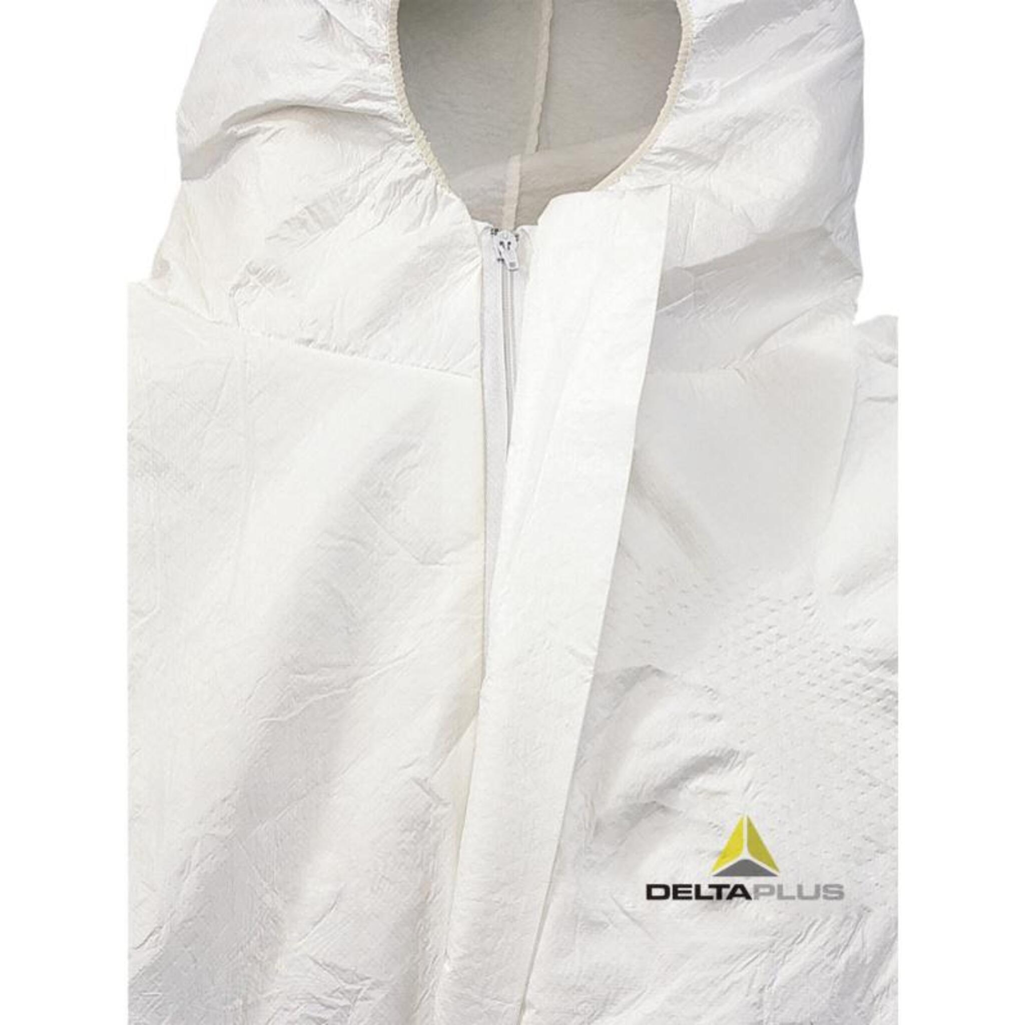 Deltatek® 5000 Disposable Coverall w/ Elastic Wrists, Ankles and Hood Work Wear - Cleanflow