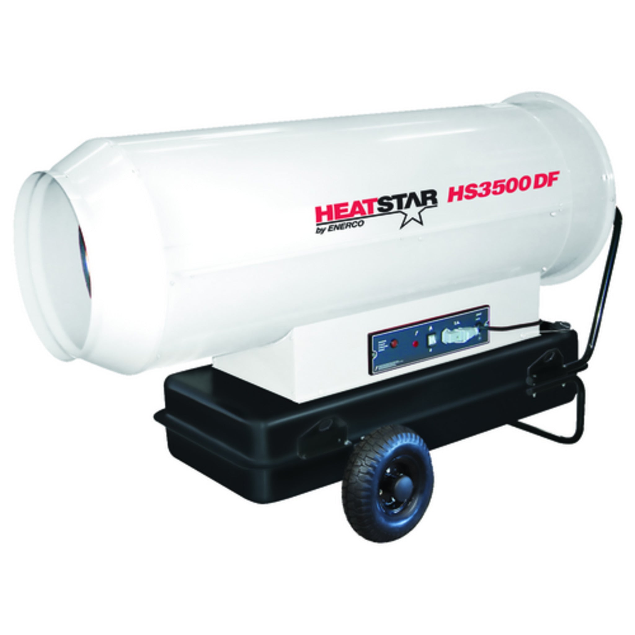 Heatstar HS3500DF Forced Air Direct Fired Industrial Heater - 360,000 BTU, Heats Large Areas, 1795 CFM, 27-Gallon Tank, Multi Fuel, Safety Features