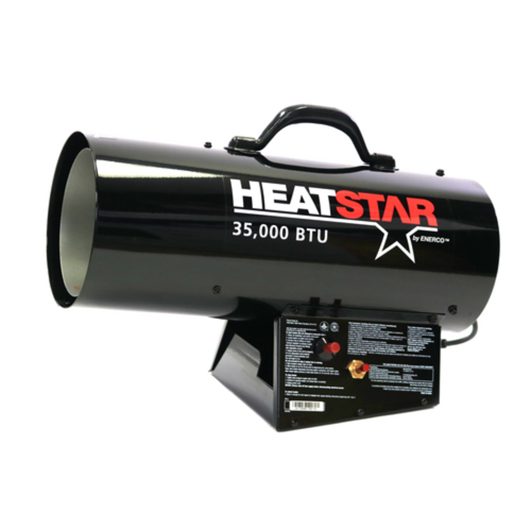 Heatstar HS35FA Forced Air Propane Industrial Heater - 35,000 BTU, Heats 800 Sq Ft, Durable Construction, High Output Fan, Safety Features, 20ft Hose