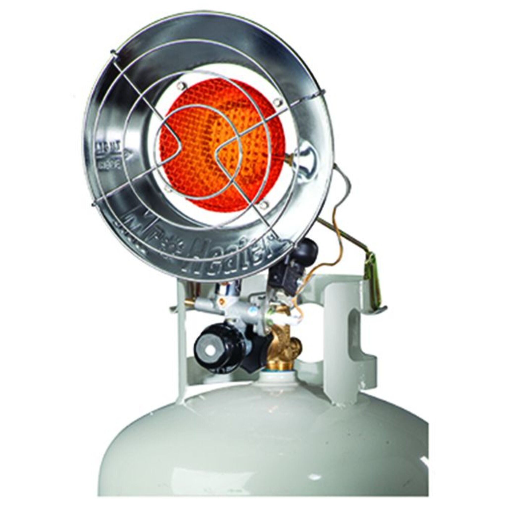 Mr. Heater MH15T Single Tank Top Propane Heater, 15,000 BTU, Adjustable Heat, Safety Shut-Off, Chrome Reflector, Connects to 5-20 lb Cylinders