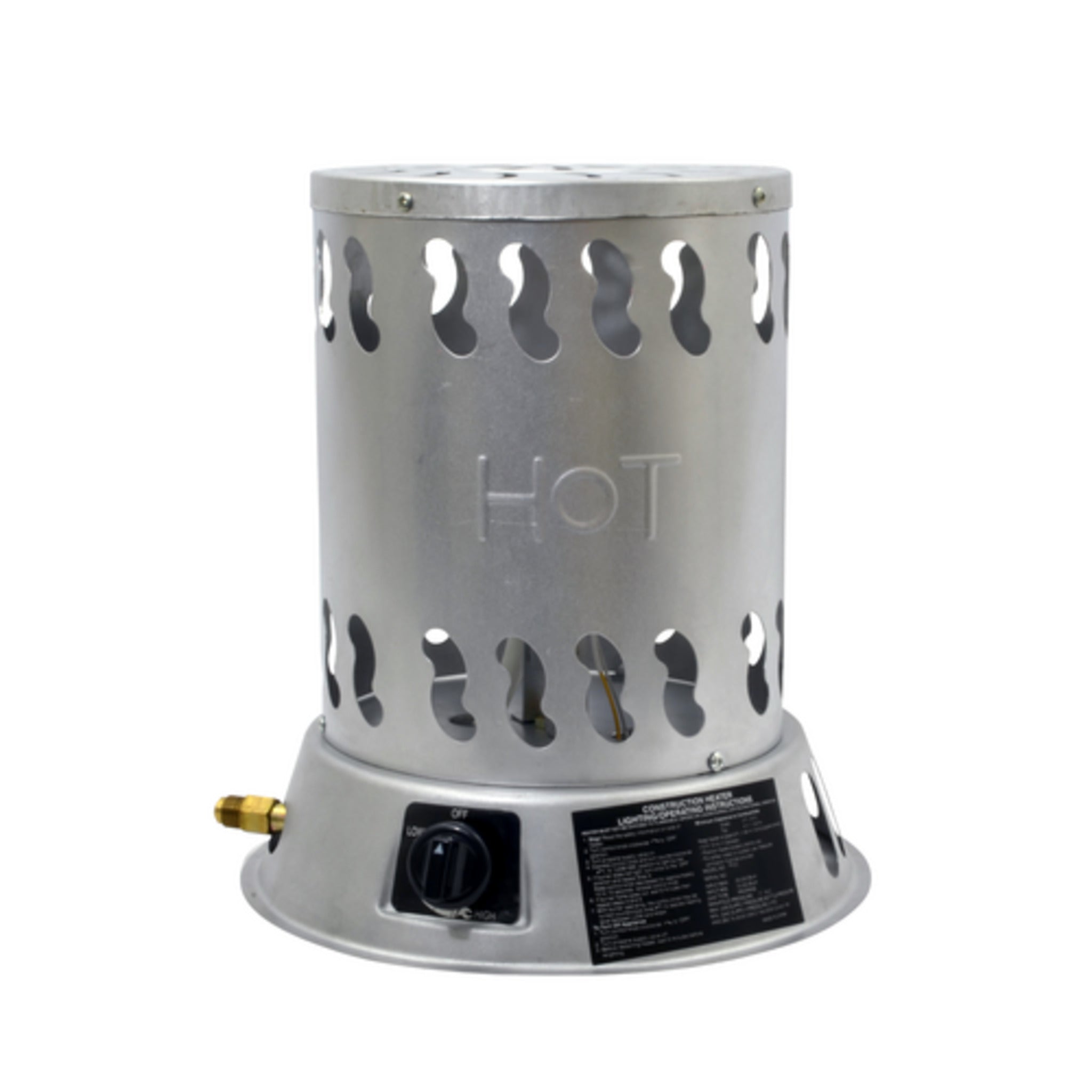 Heatstar HS80CVLPX Propane Industrial Convection Heater - 30,000 to 80,000 BTU, Heats 1,900 Sq Ft, Adj Output, No Electricity, Safe, Quiet, Efficient