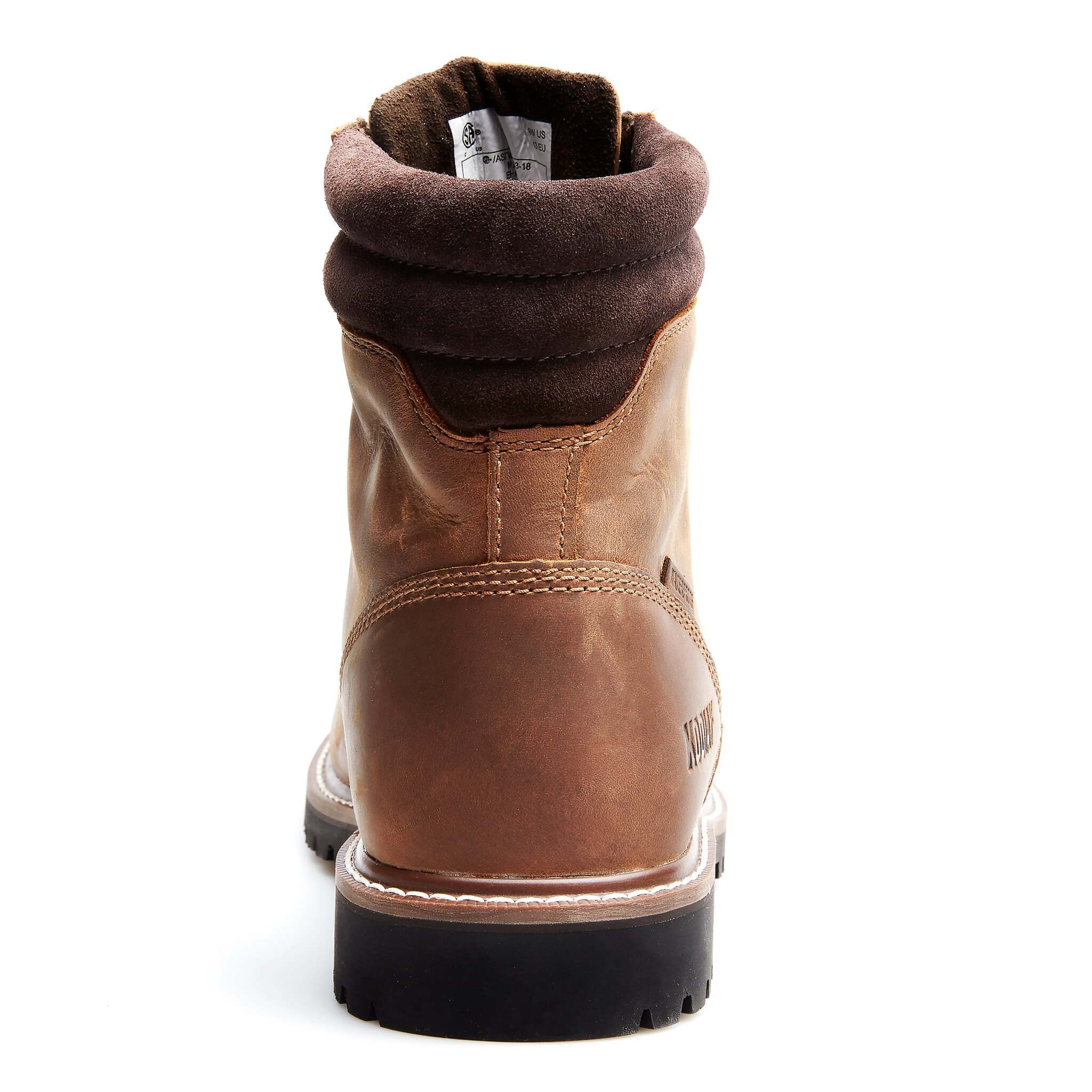 Kodiak Canada Mens Sz 13 Slip On Waterproof Boots Brown Leather Chore KODIAK WORK BOOTS, MEN/LACE UP, TAUPE, SIZE 13/EE, RUBBER  main image 2