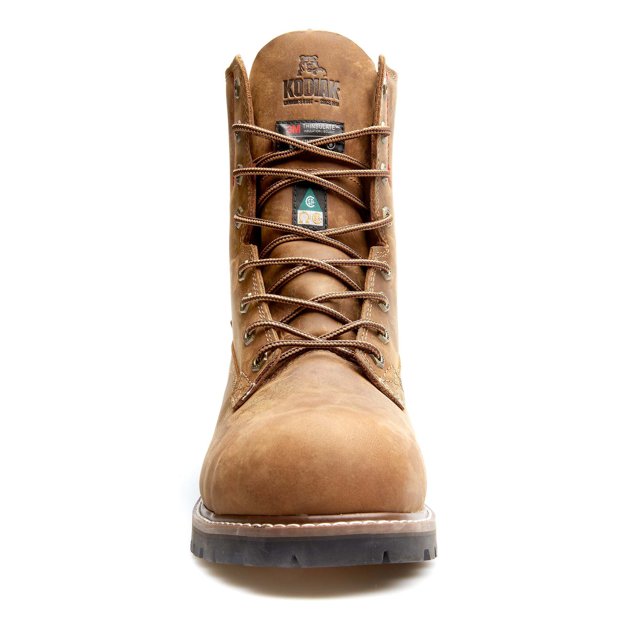 Kodiak McKinney Composite Toe 8" Safety Work Boots | Brown | Sizes 7 - 15 Work Boots - Cleanflow