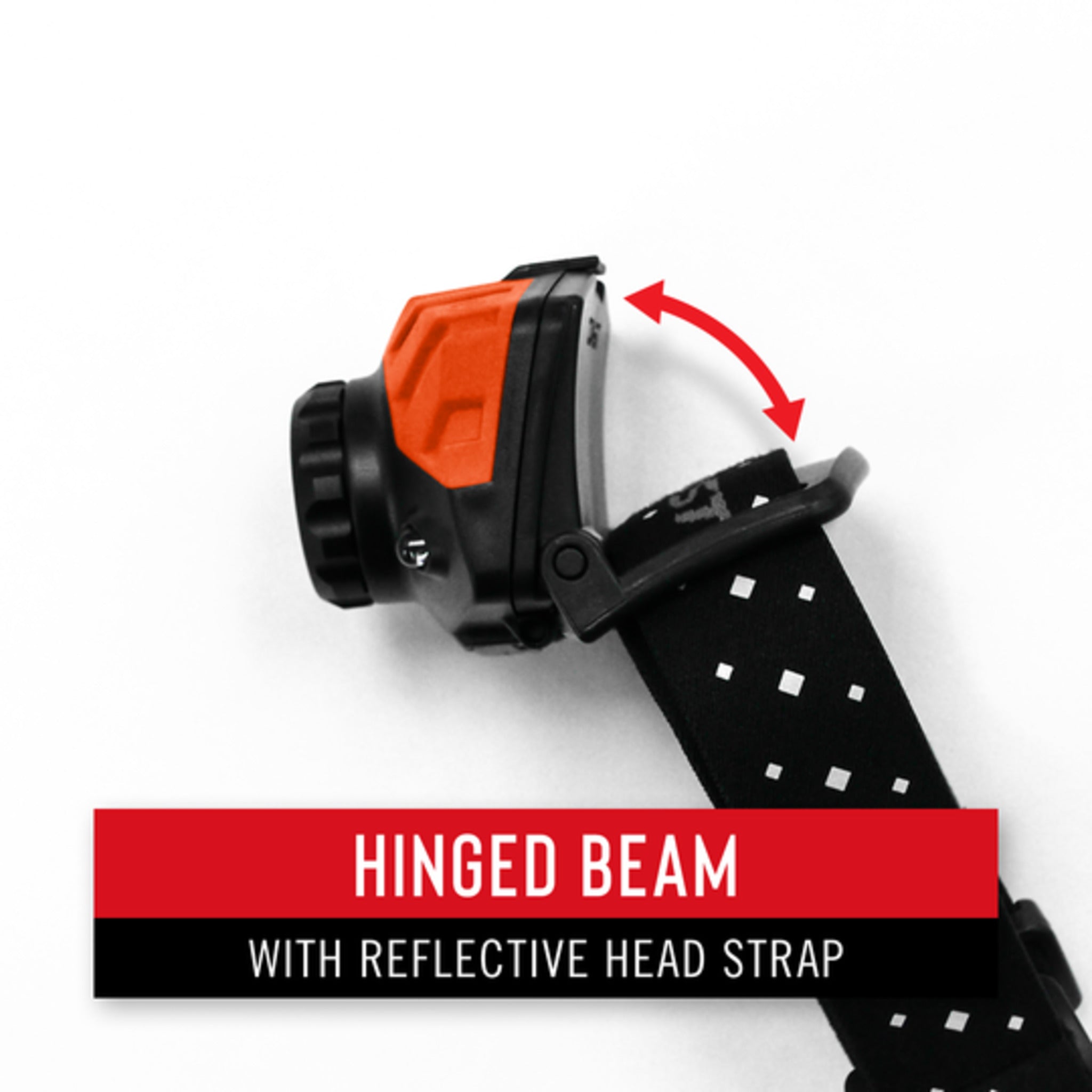 Coast® FL85 Dual Color Pure Beam Focusing LED Headlamp - 615 Lumens, 183M Beam, IPX4 Weatherproof, Red & White Light Modes, Reflective Strap