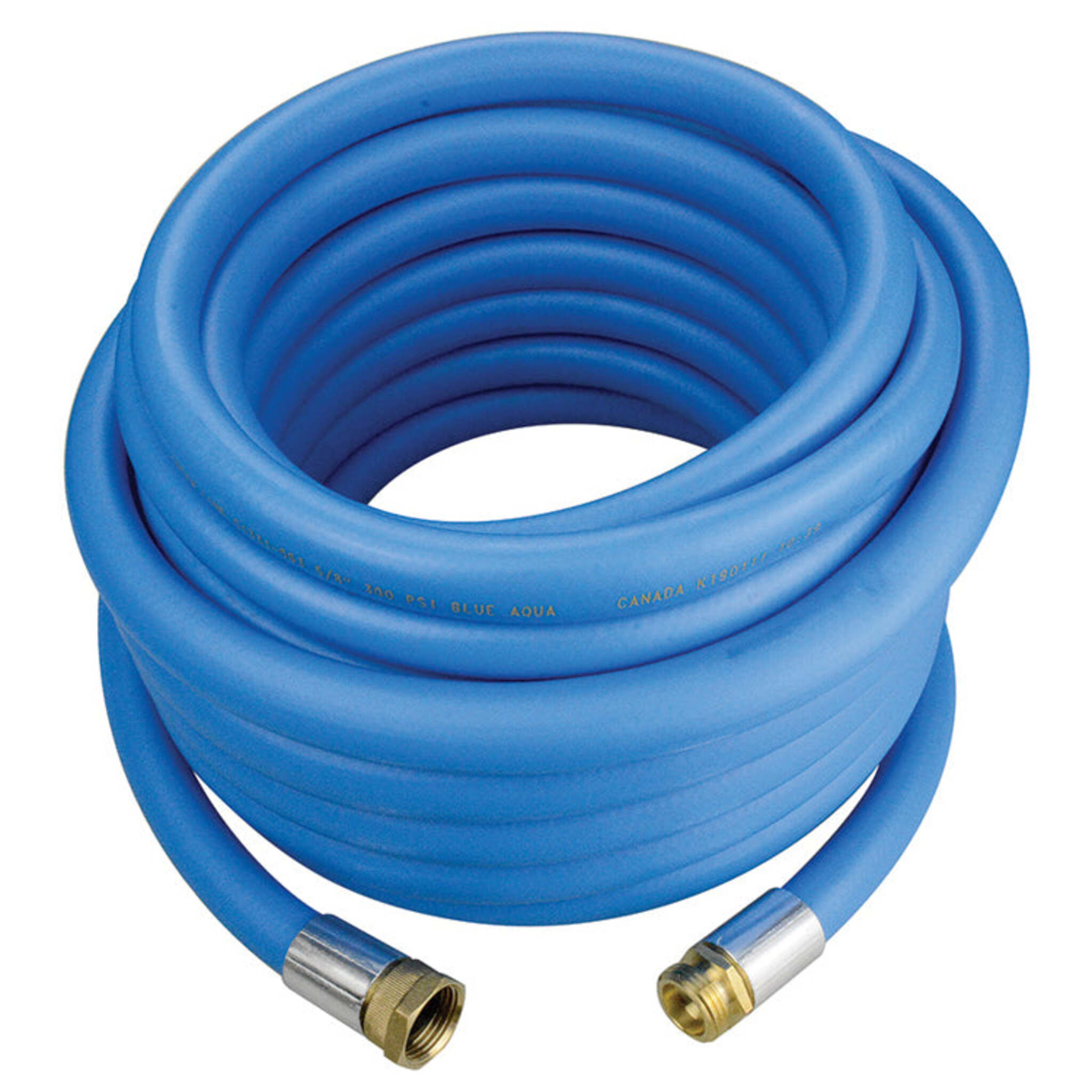 Blue Aqua High Pressure Industrial Robust Garden Hose Assemblies (Non-Kinking) Hose and Fittings - Cleanflow