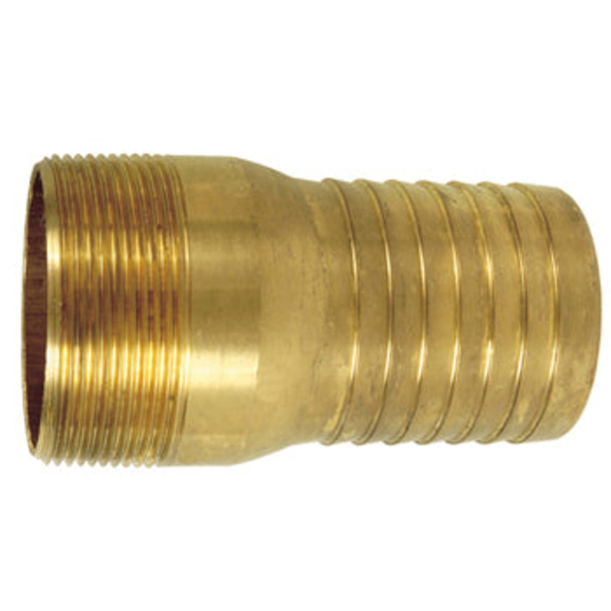 Brass Combination Hose Nipple | Hose Barb X MPT