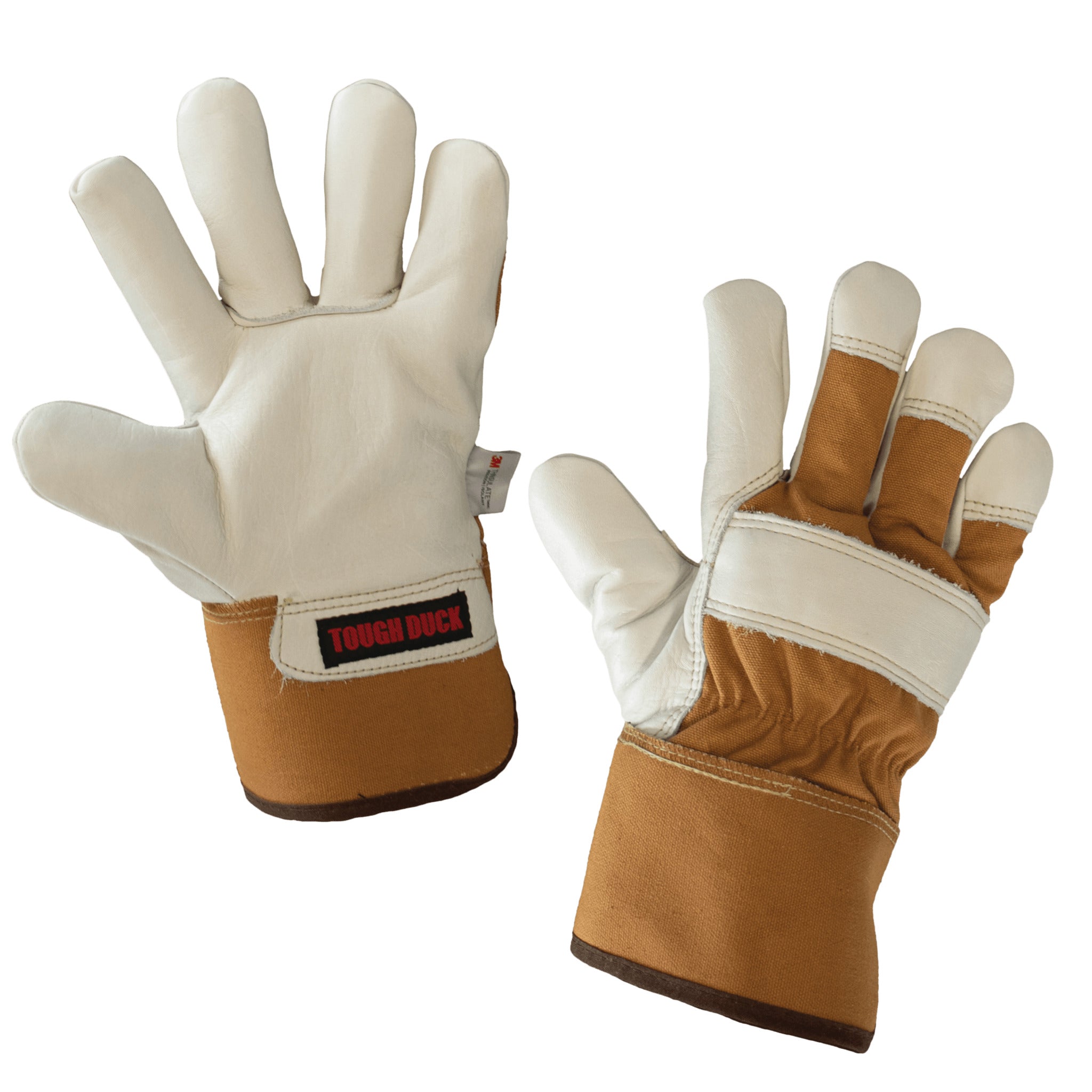 Tough Duck 150g Thinsulate Waterproof Breathable Premium Cowgrain Winter Work Gloves Work Gloves and Hats - Cleanflow