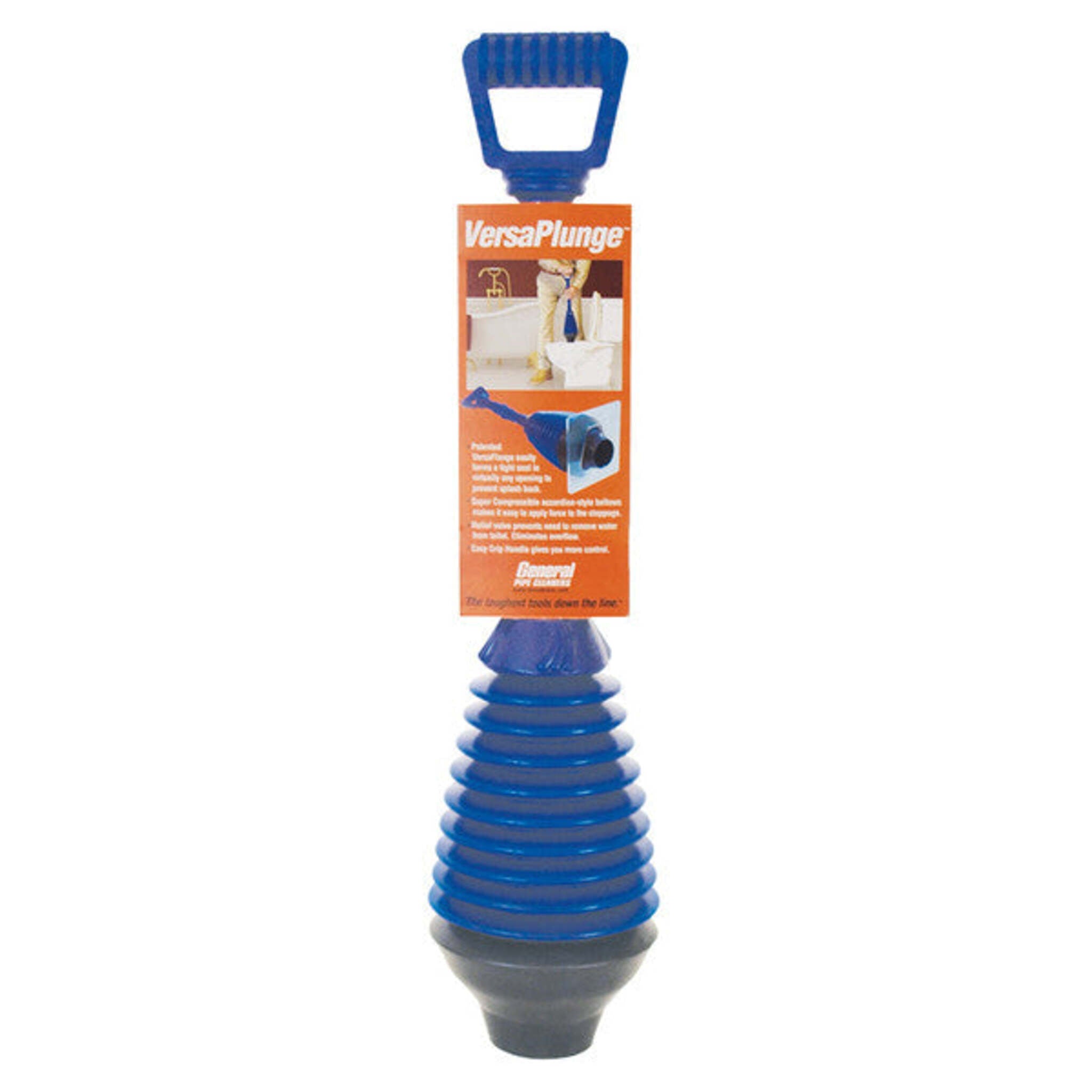 General VersaPlunge Deluxe Toilet Plunger Janitorial Supplies - Cleanflow