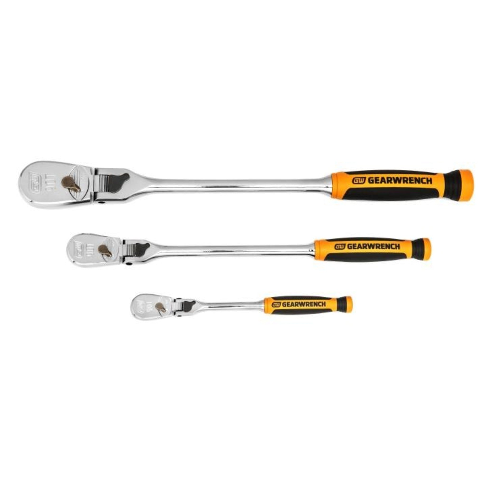 GEARWRENCH Locking Flex Head 90-Tooth Ratchet Set - 3 Piece