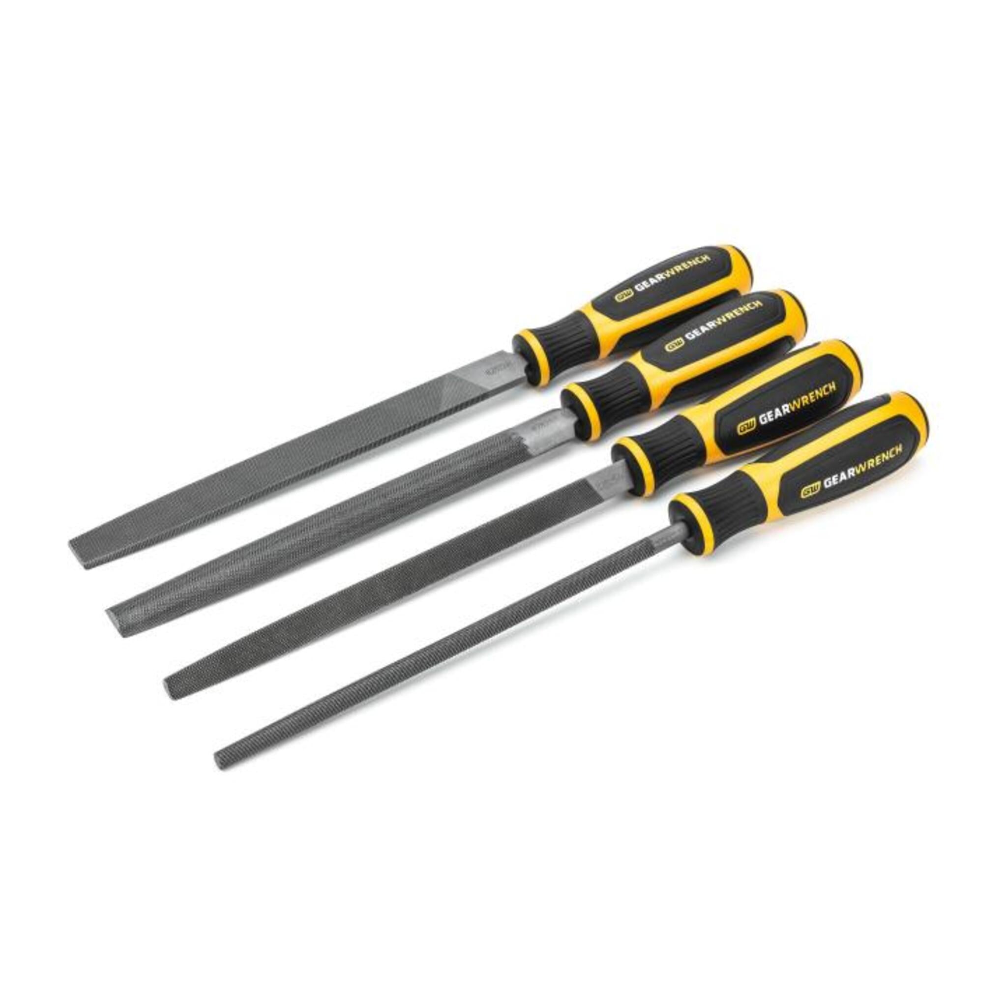 GEARWRENCH Standard Bastard File Set - 8" Length - 4 Piece