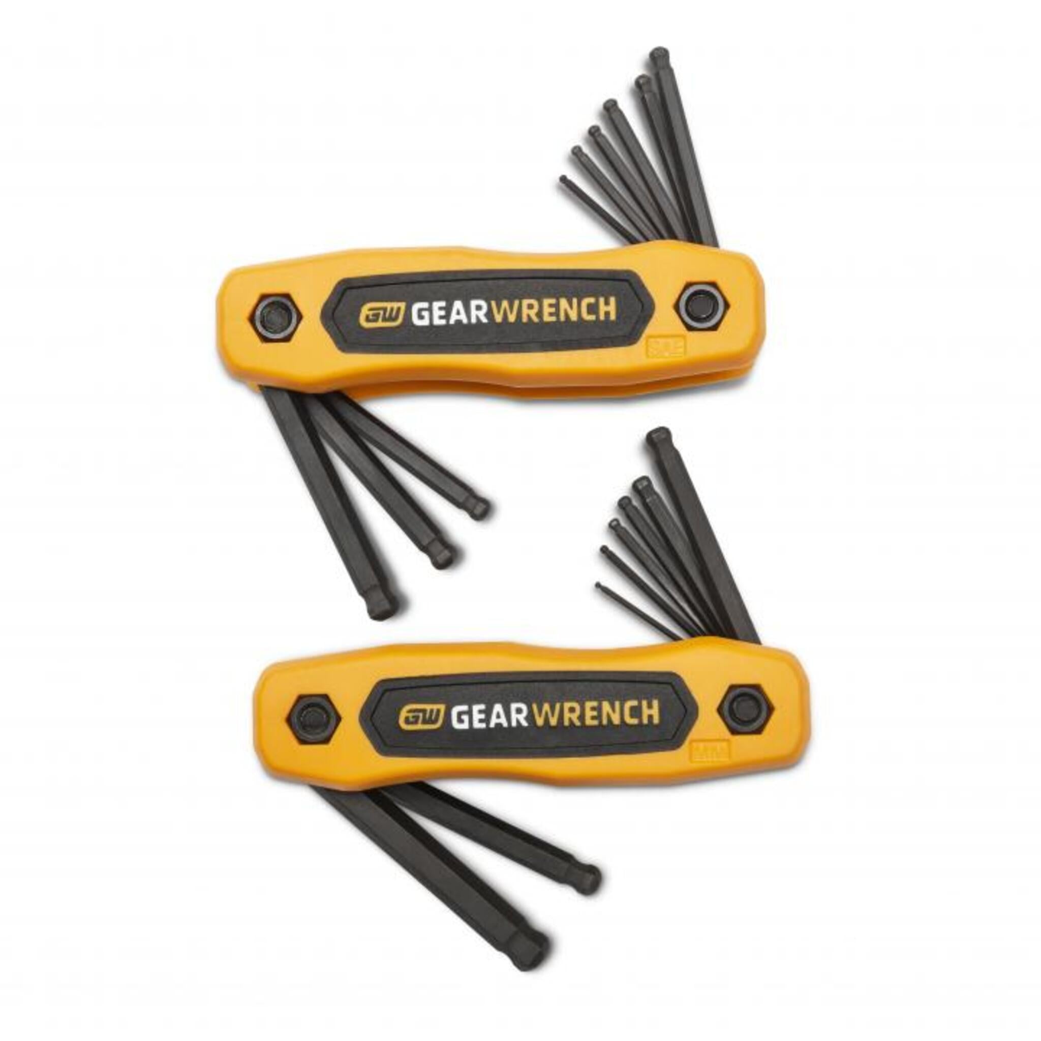 GEARWRENCH SAE/Metric Ball End Folding Hex Key Set - 17 Piece