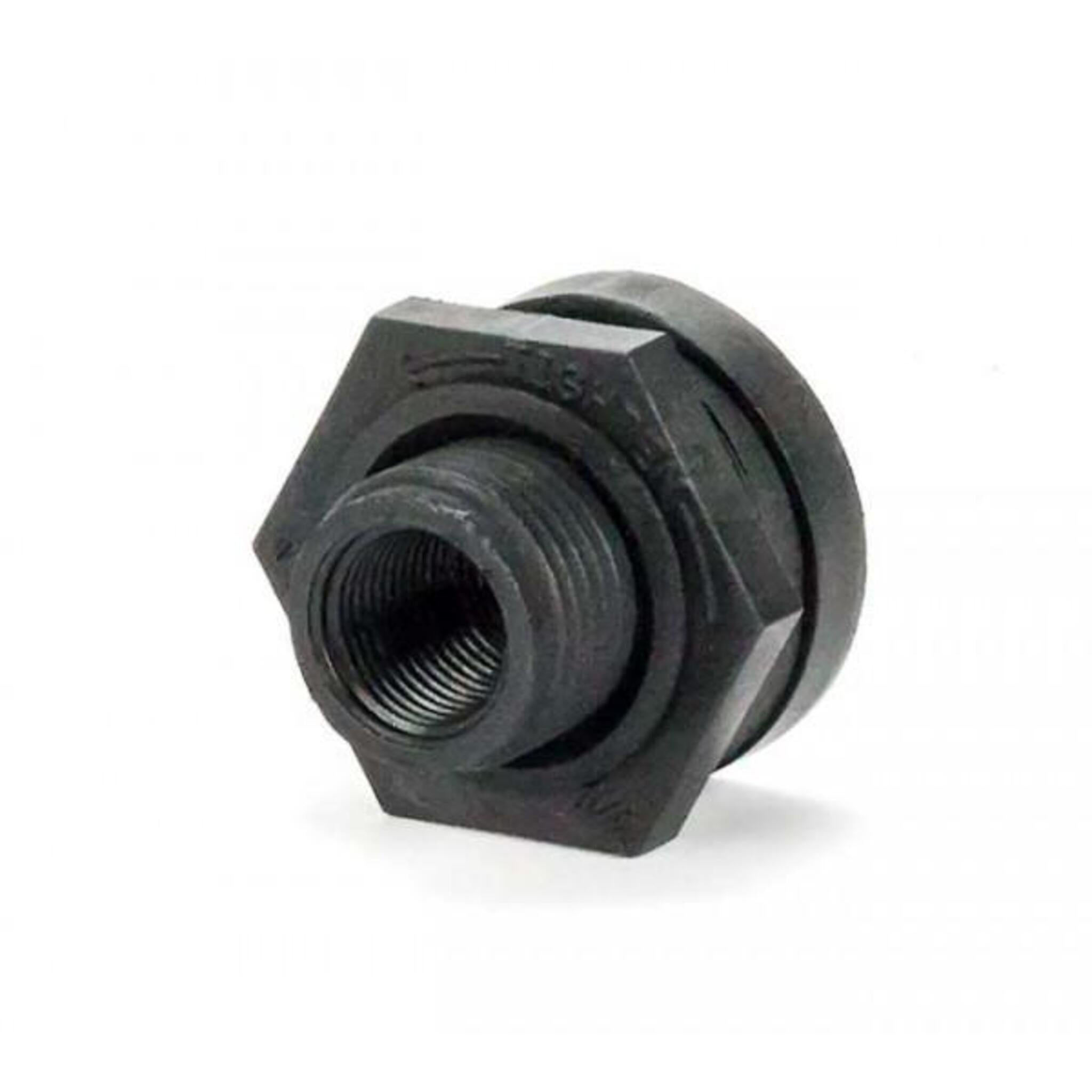 Polypropylene Bulkhead Tank Fittings with EPDM Gaskets | 1/2" FPT to 3" FPT Water Treatment Chemicals - Cleanflow