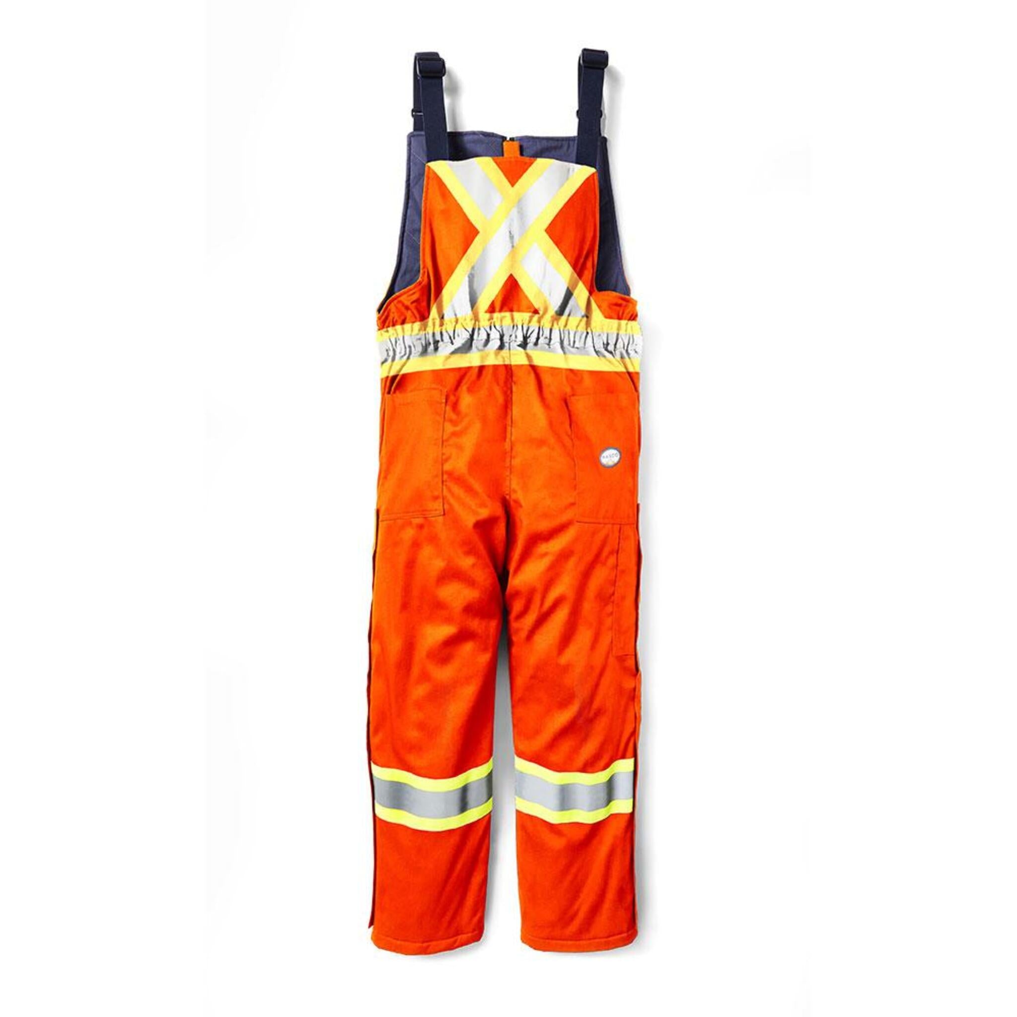 Rasco FR Hi-Vis Insulated Westex AllOut Winter Bib Overalls | Orange | S-5XL Flame Resistant Work Wear - Cleanflow