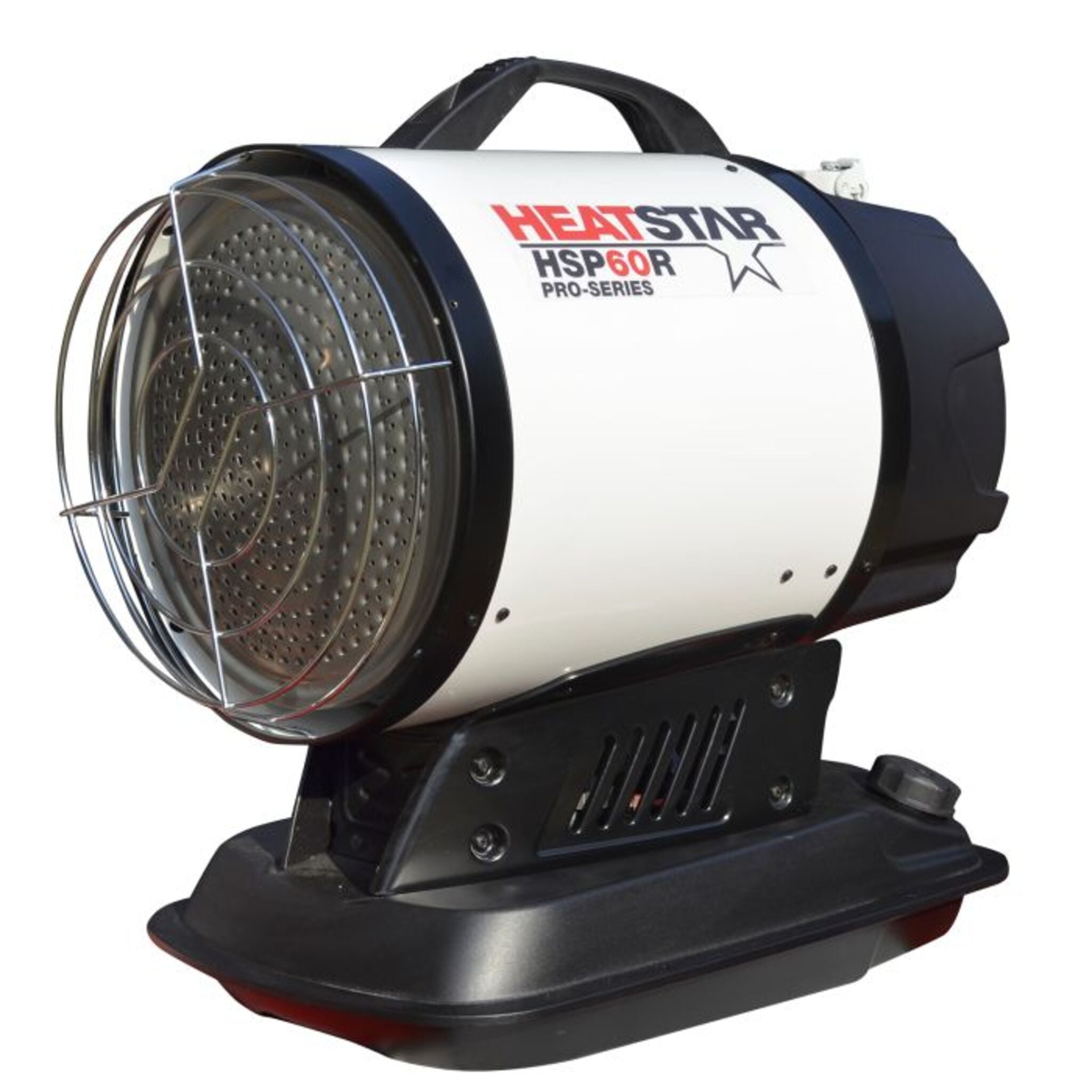 Heatstar HSP60R Pro-Series Radiant Oil-Fired Construction Heater - 58,000 BTU, Quiet, Odor-Free, Heavy Duty, MultiFuel, Shock-Proof Tank, UL Certified