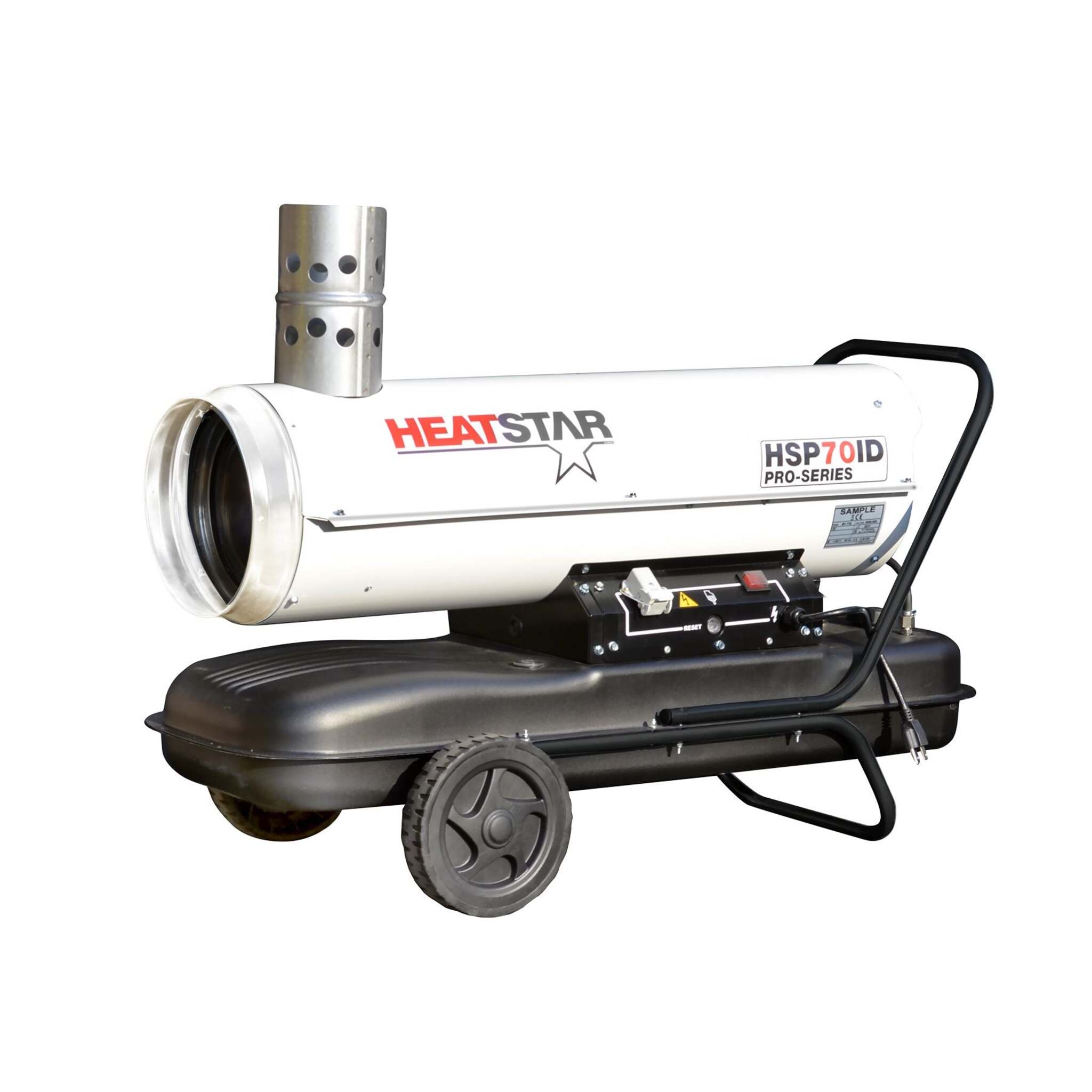 Heatstar HSP70ID Pro-Series Indirect Fired Heater - 70,000 BTU/HR, Diesel/Oil, UL Certified, Stainless Chamber, 11.6 Gal Tank, Electronic Flame Ctrl