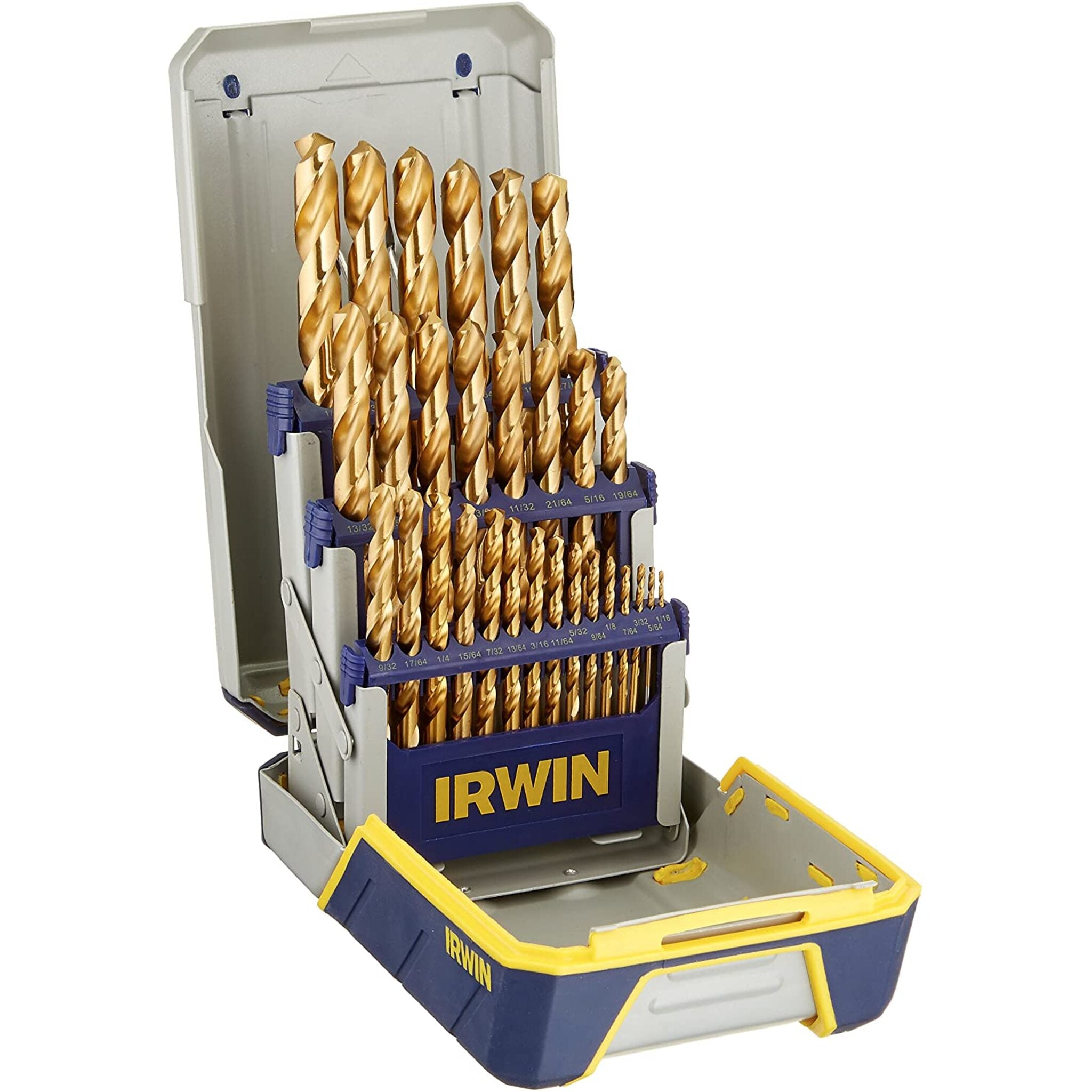 Irwin Titanium Metal Index Drill Bit Set - 29 Piece Shop Equipment - Cleanflow