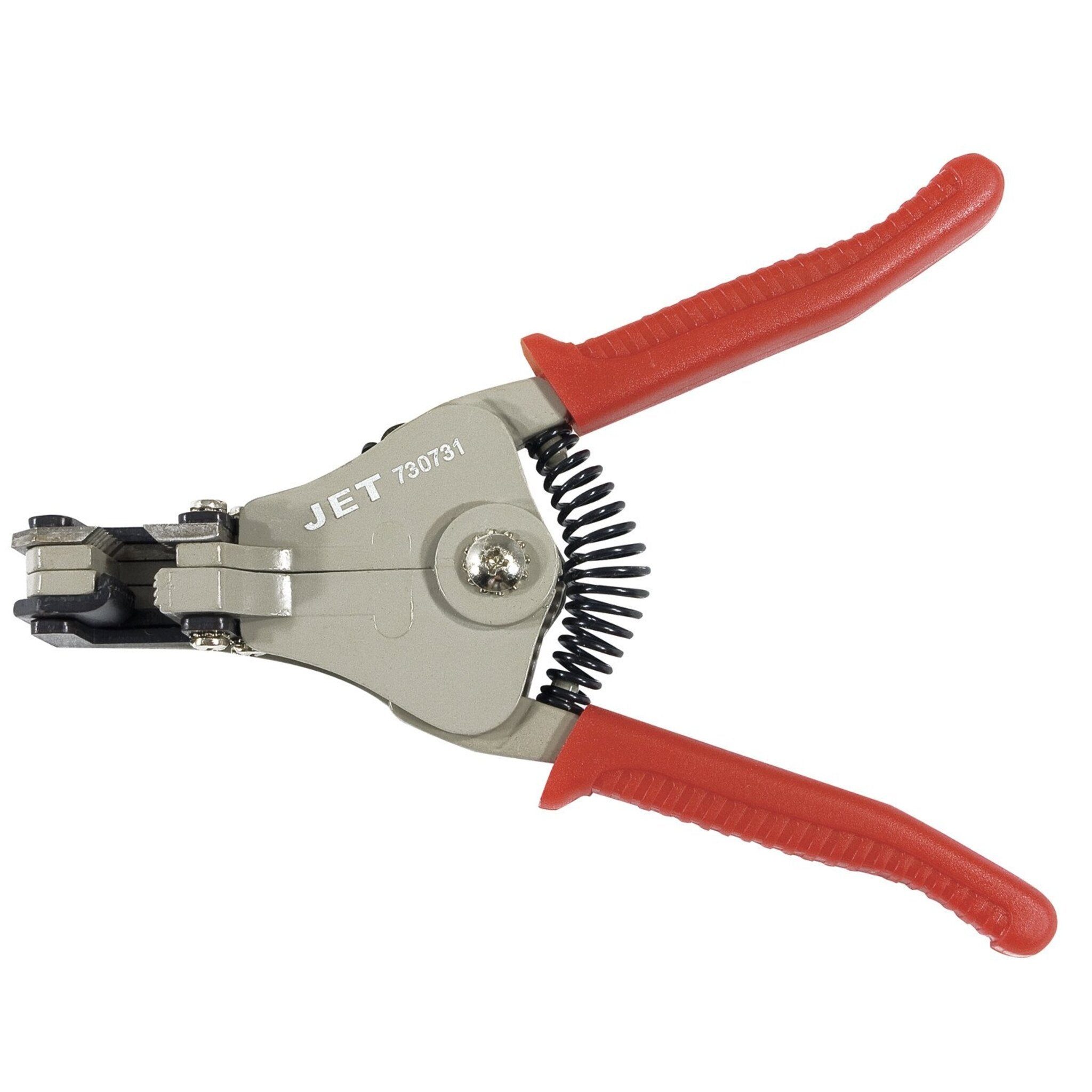 Jet 730731 Automatic Electrical Wire Stripper | 22 to 8 Gauge Wire Mechanic Tools - Cleanflow