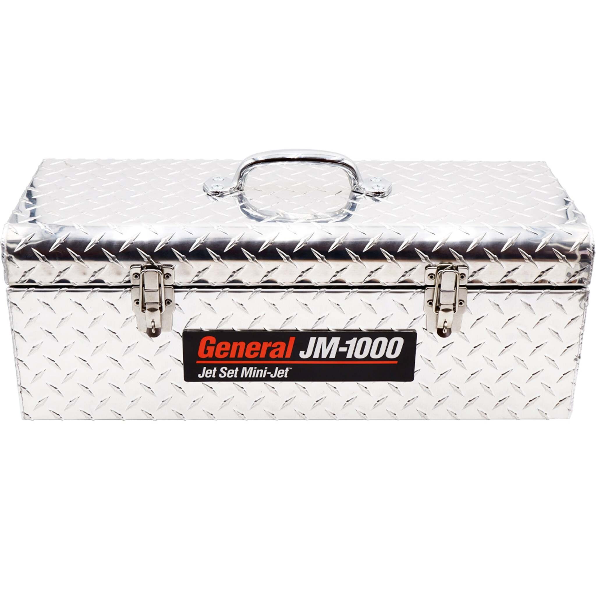 General JM-1000 Portable Drain Jetting Machine / Jetter for Indoor Sink, Floor, and Shower Drains – 1500 PSI, 1.4 GPM, Vibra-Pulse, 1-1/2"–3" Lines