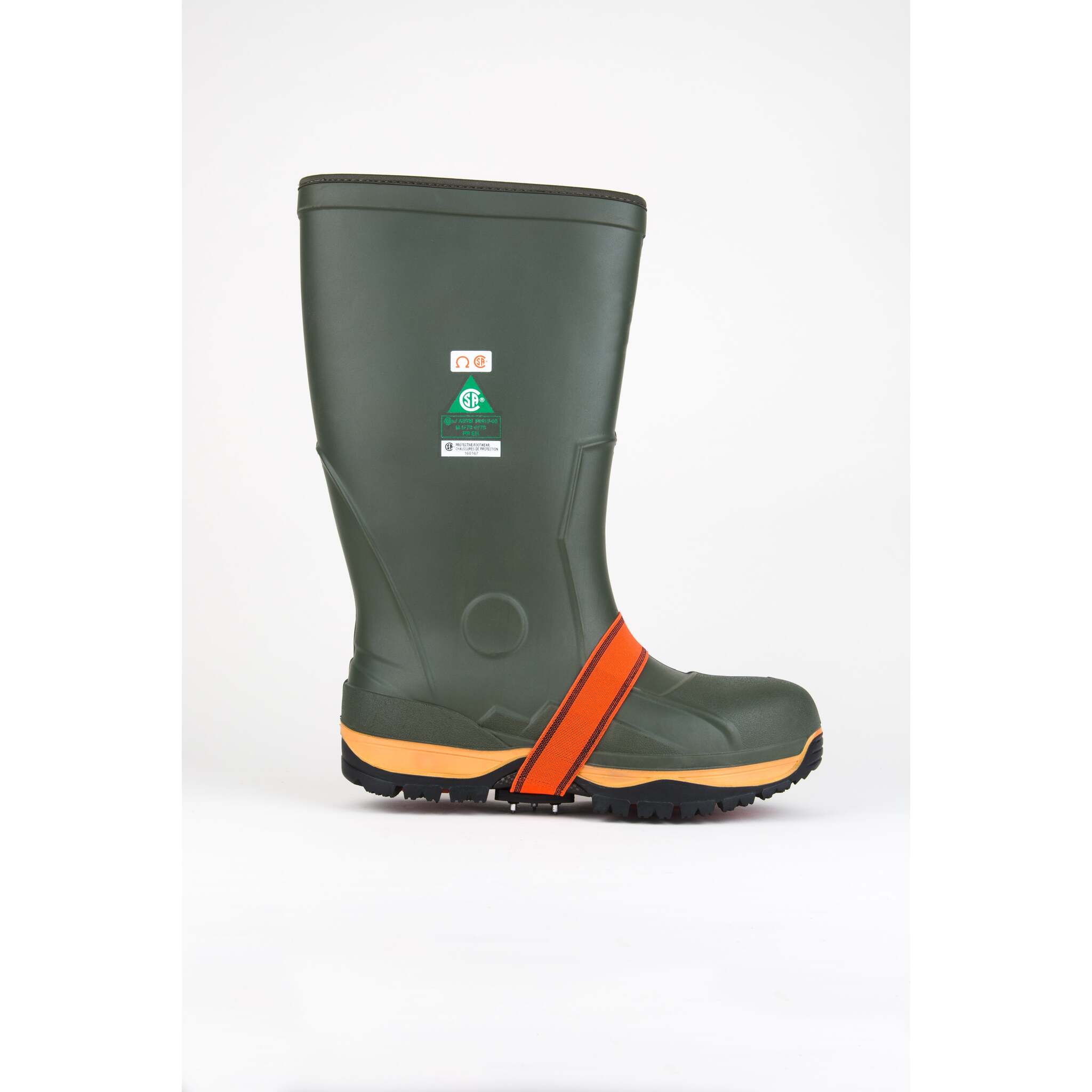 K1 Series Mid-Sole High Profile Hi-Vis Ice Cleat (For Deep Tread Boots) Work Boots - Cleanflow