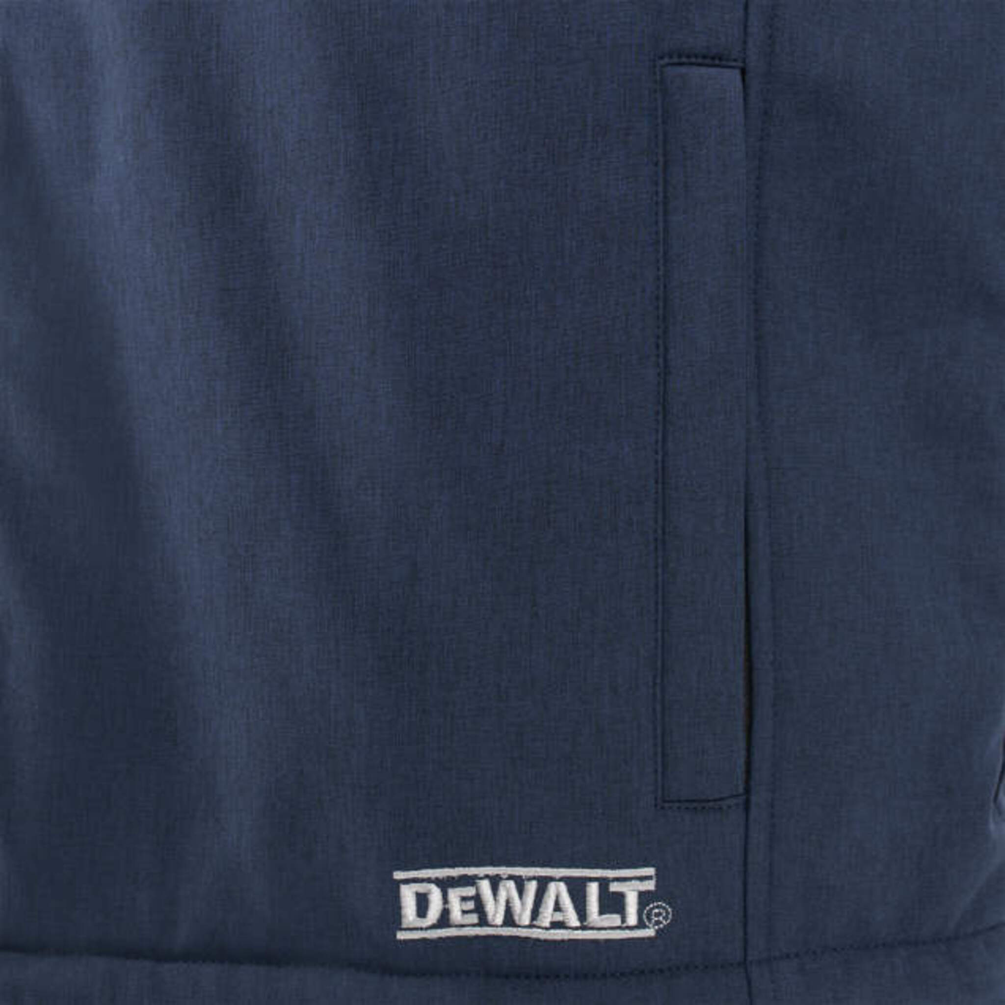 DEWALT® Men's Navy Heated Vest with Battery – Lightweight, 3 Heating Zones, Moisture-Wicking Sherpa Lining, Adjustable Fit | Sizes S-3XL