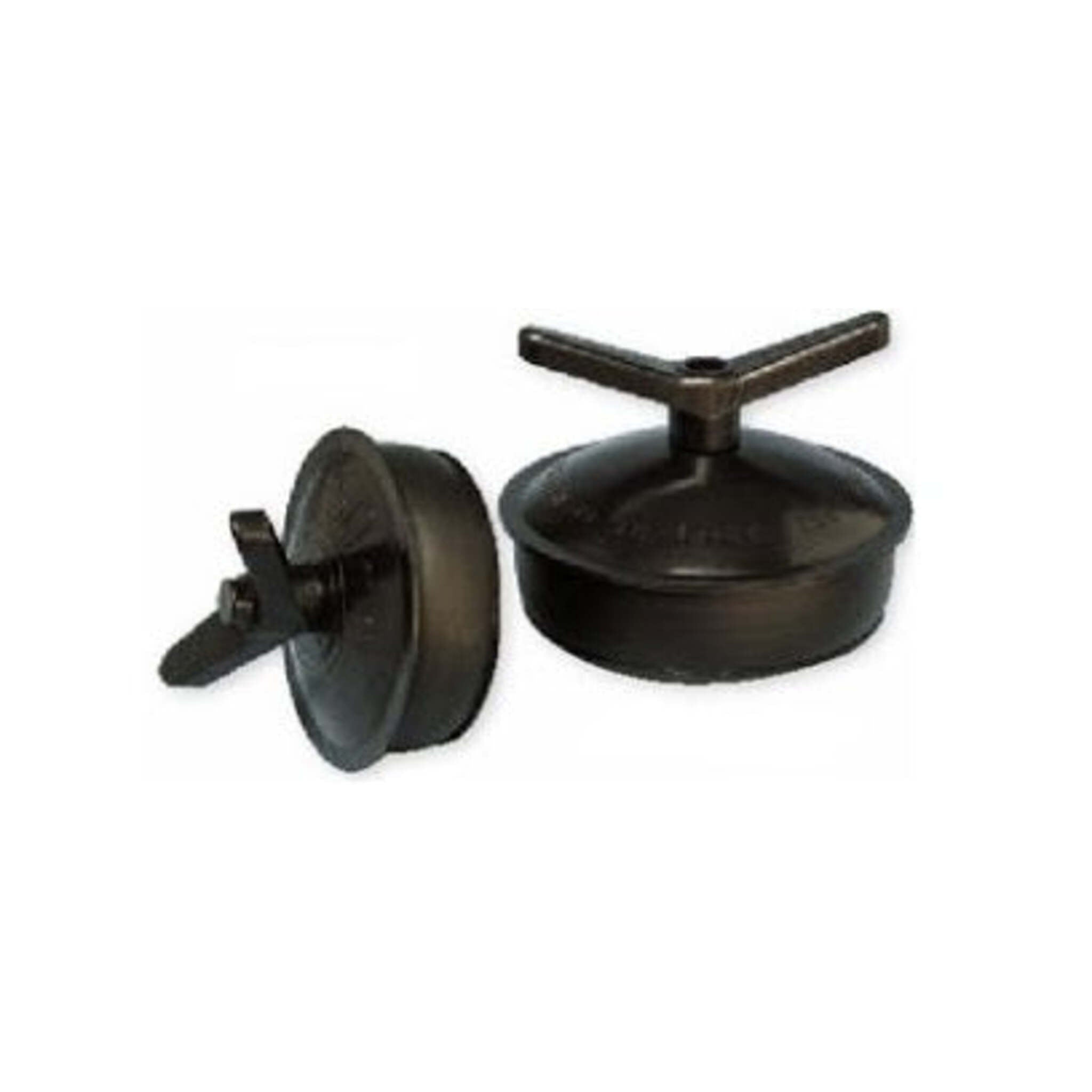 Lansas 611 Series Posi-Seal Black Plastic Mechanical Wing Nut Plugs Waterworks Products - Cleanflow