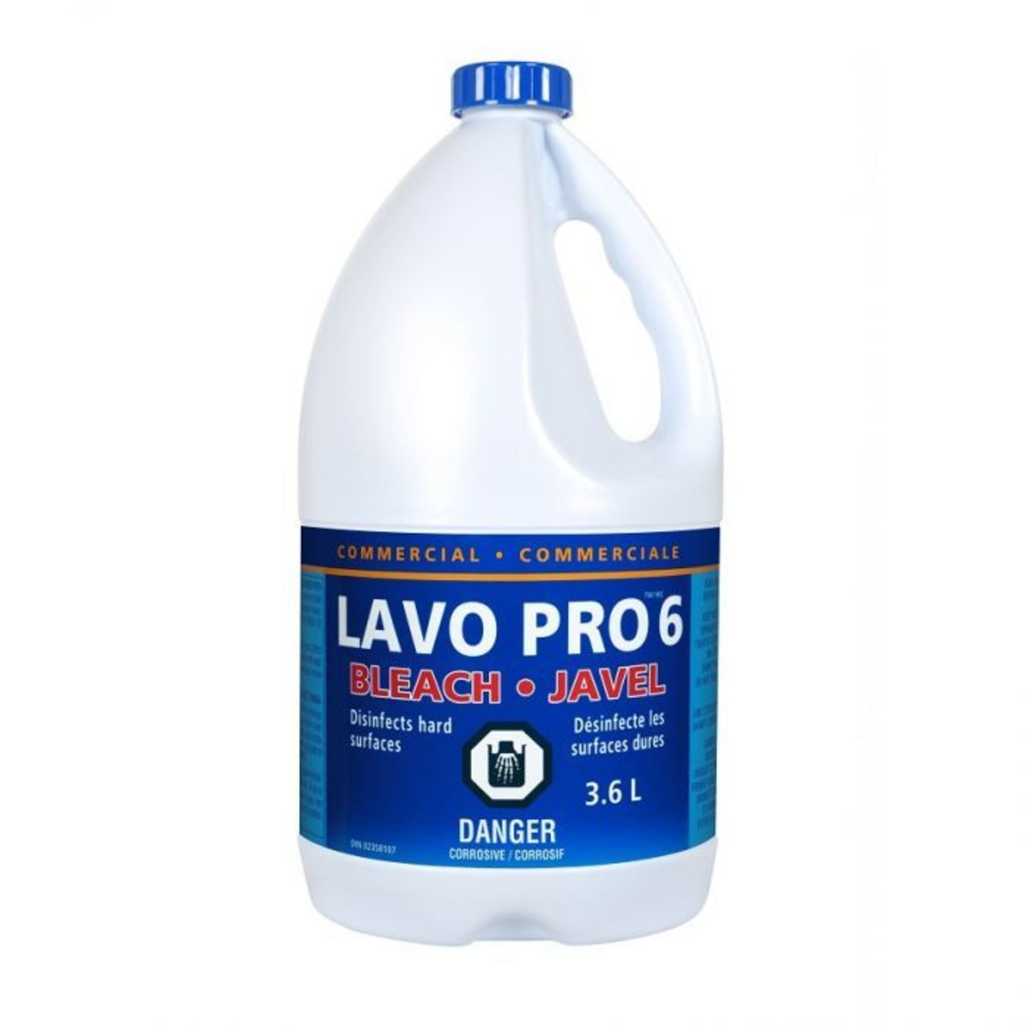 Lavo Pro 6% Chlorine Bleach - NSF Certified - 3.6L - Case of 6