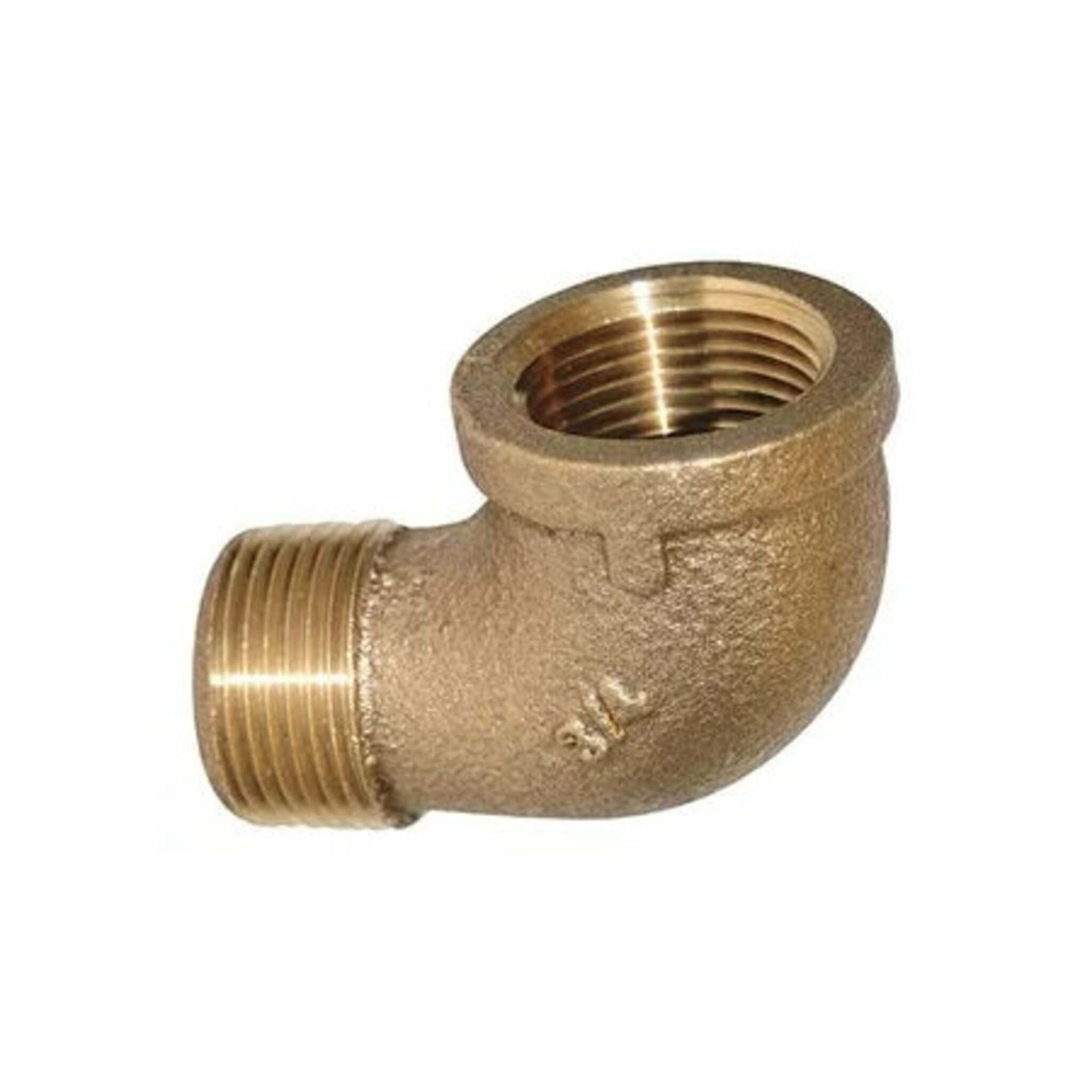 Lead-Free Bronze 90° Elbow Pipe Fitting - Class 125 FPT | NSF-61 Certified for Safe, Durable Plumbing in Residential, Commercial, & Industrial Systems