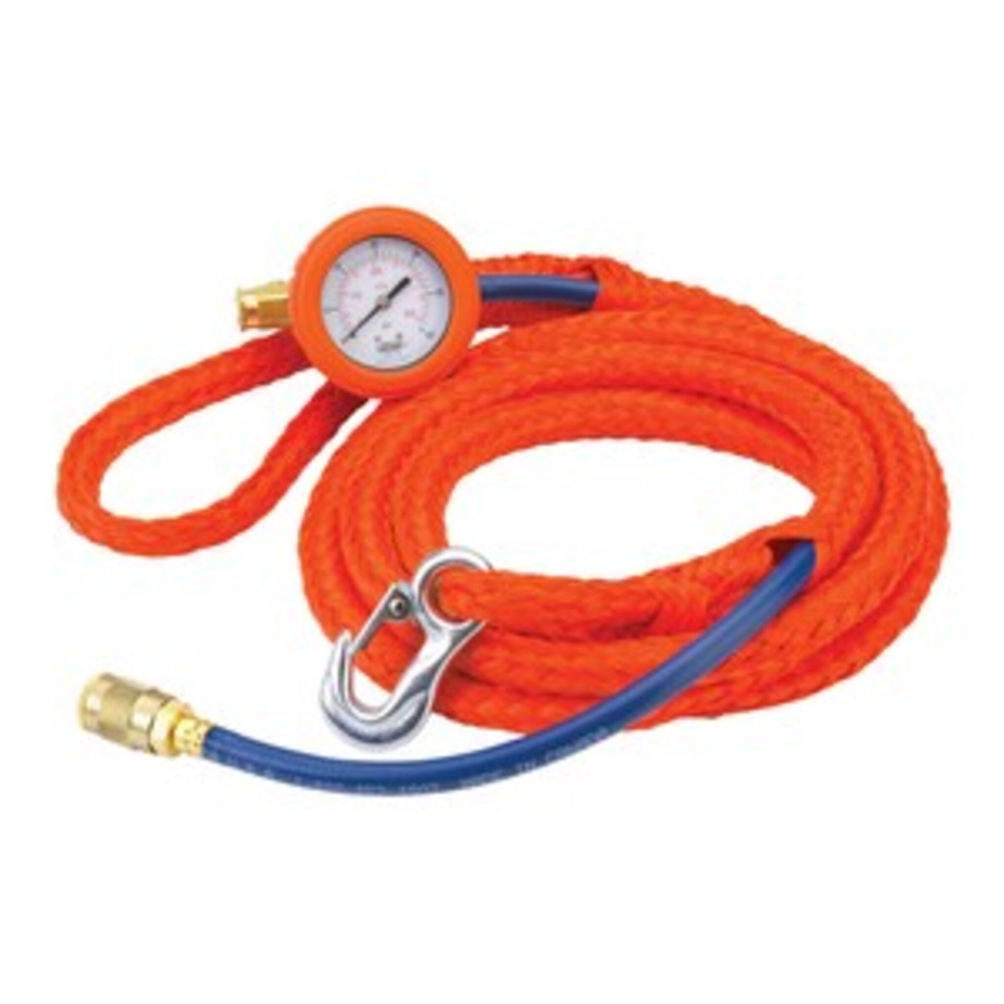 Lansas Test Plug Poly Lift Rope/Inflation Hose w/ Gauge Assembly Waterworks Products - Cleanflow