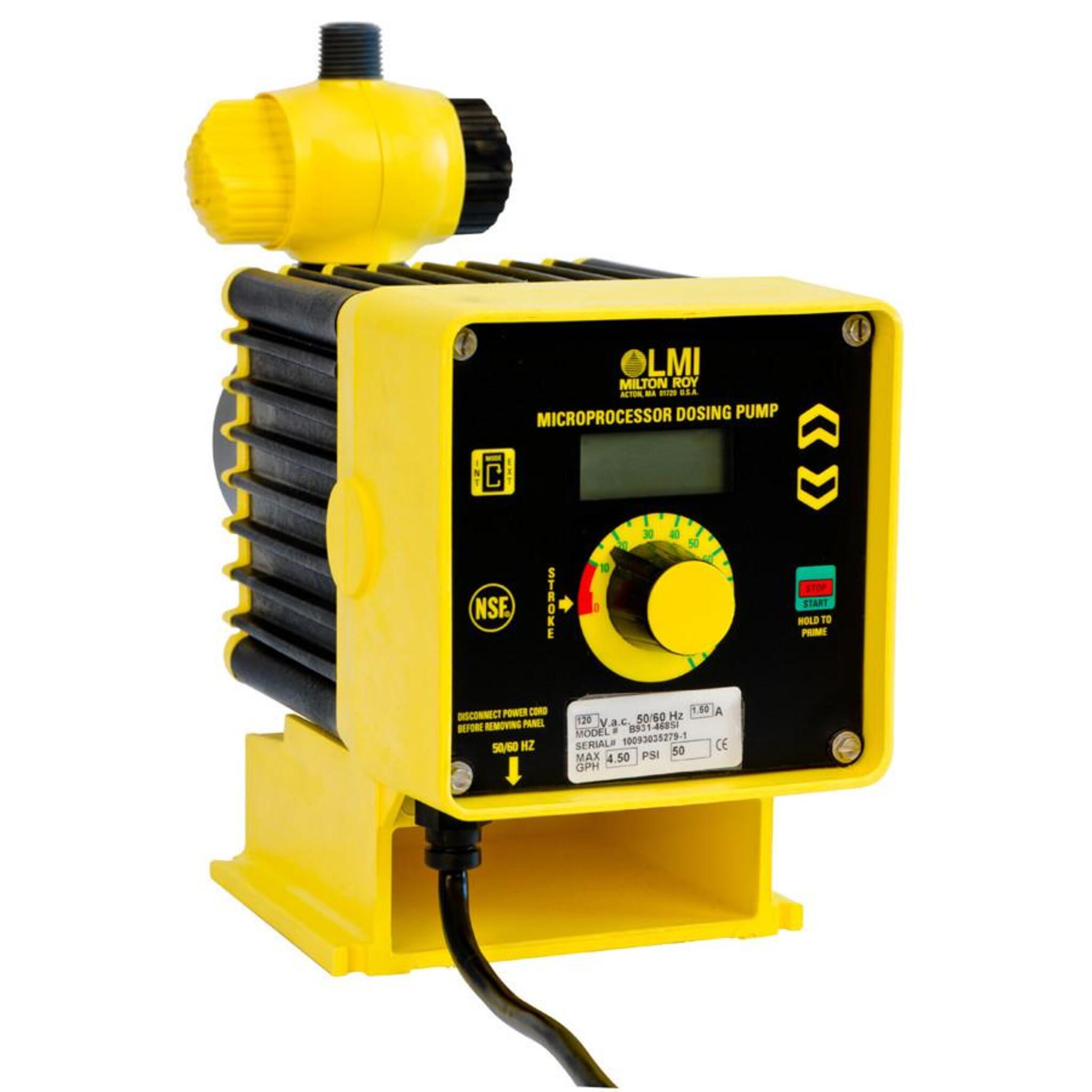 LMI Electronic B9 Series 4-20mA Controllable Chemical Metering Pumps Chemical Metering Pumps - Cleanflow