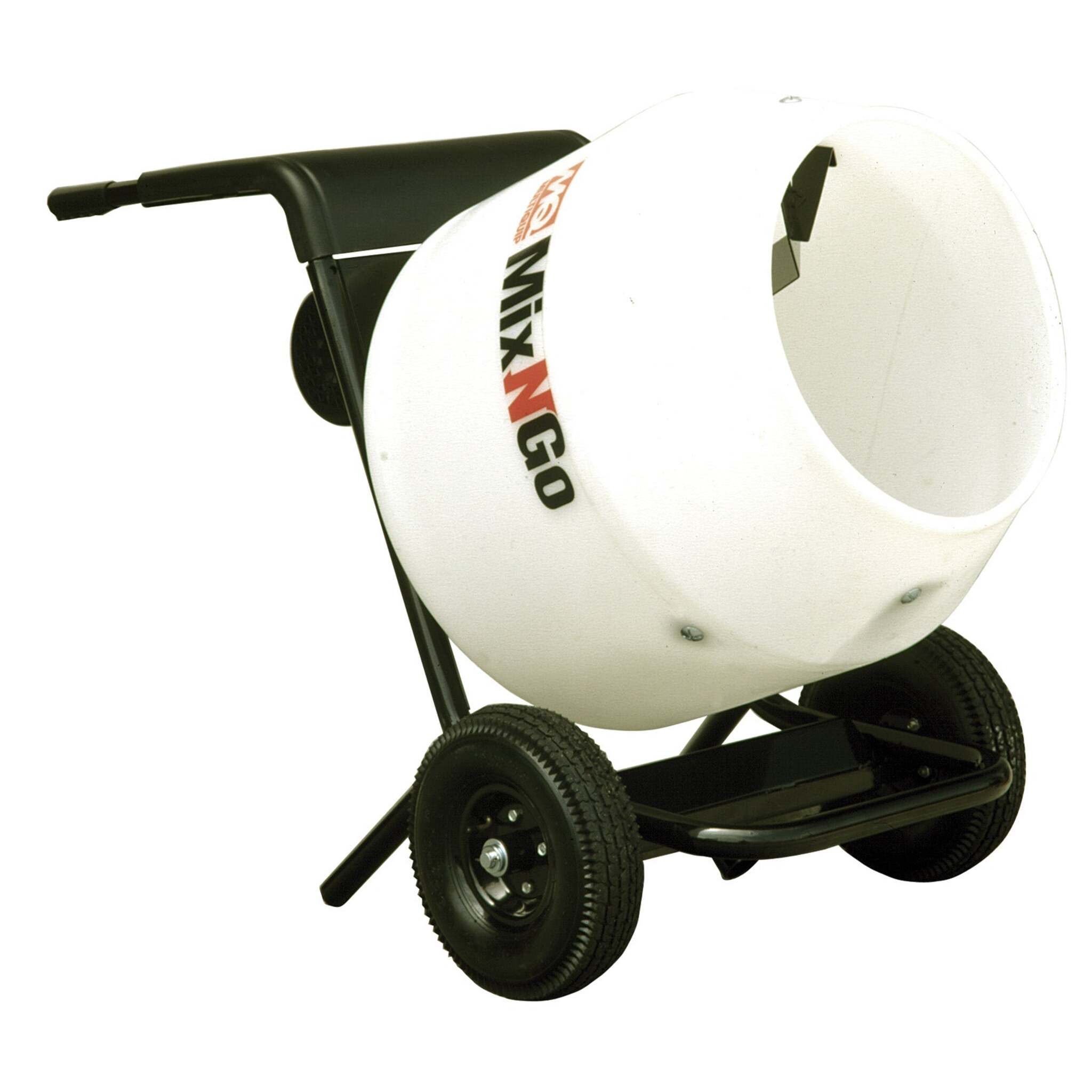 Multiquip MC3PEA Mix-N-Go Electric Concrete Mixer with Stand and Wheels | Durable, User-Friendly, Versatile for Small Footings, Bases, and Patching