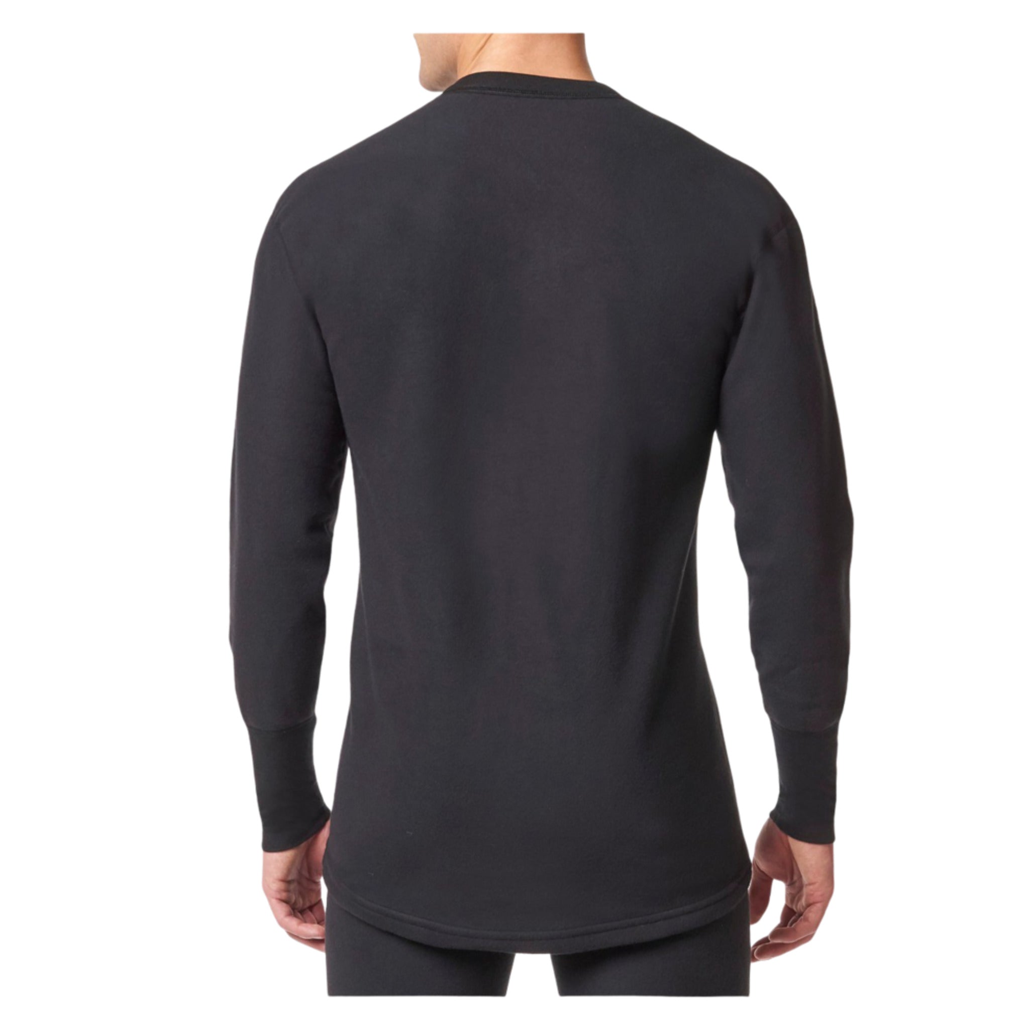 Stanfield's 7567 Microfleece Long Sleeve Shirt | Black | Sizes S - 2XL | Pack of 2 Pairs Work Wear - Cleanflow