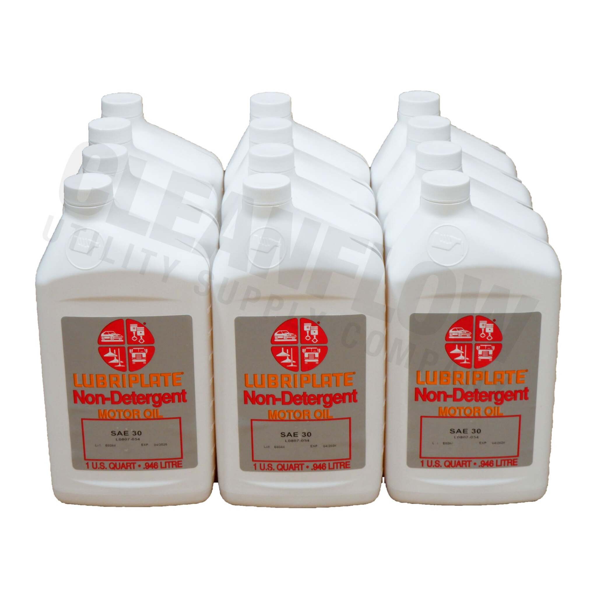 Lubriplate Non-Detergent Motor Oil | SAE 10, 20, 30 and 40 Maintenance Supplies - Cleanflow