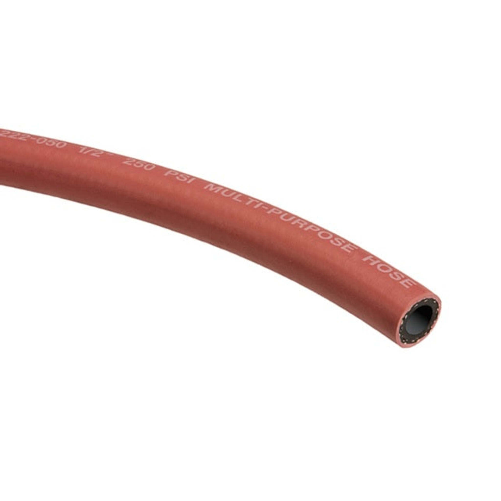 Multi-Purpose Red EPDM Rubber Air/Water Hose (Hose Only - No Ends) Hose and Fittings - Cleanflow