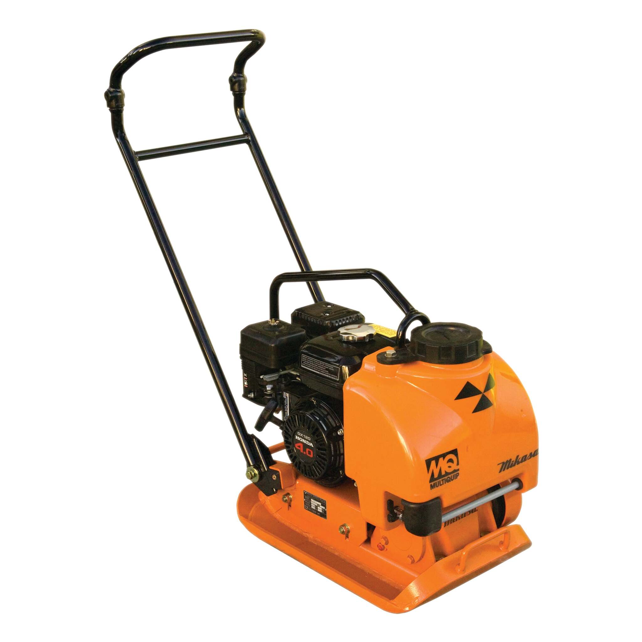 Multiquip MVC64VHW Compact 13.8-in Forward Plate Compactor with Water Tank and Honda GX120 Gas Engine | Durable, Maneuverable, Ideal for Tight Spaces