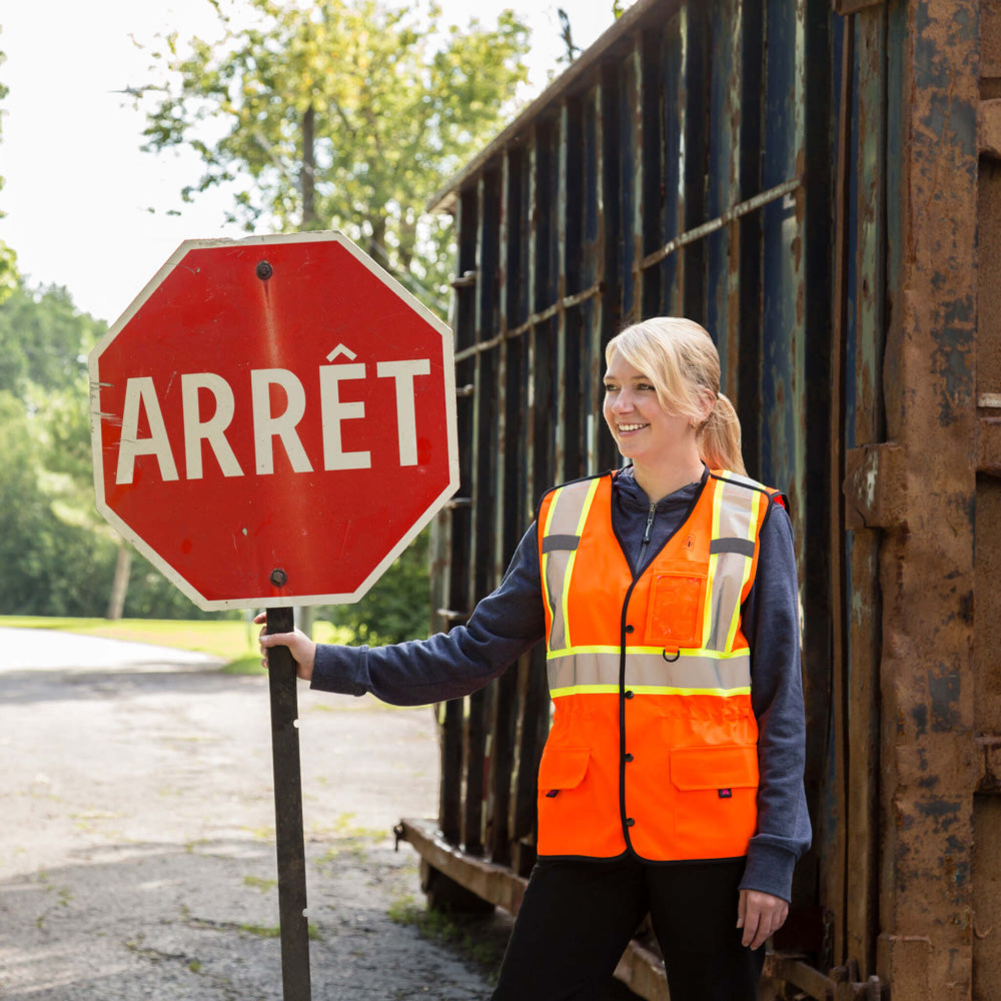 P&F 760 Women's Hi-vis Safety Vest | Orange | Sizes XS-2XL Hi-Vis Work Wear - Cleanflow