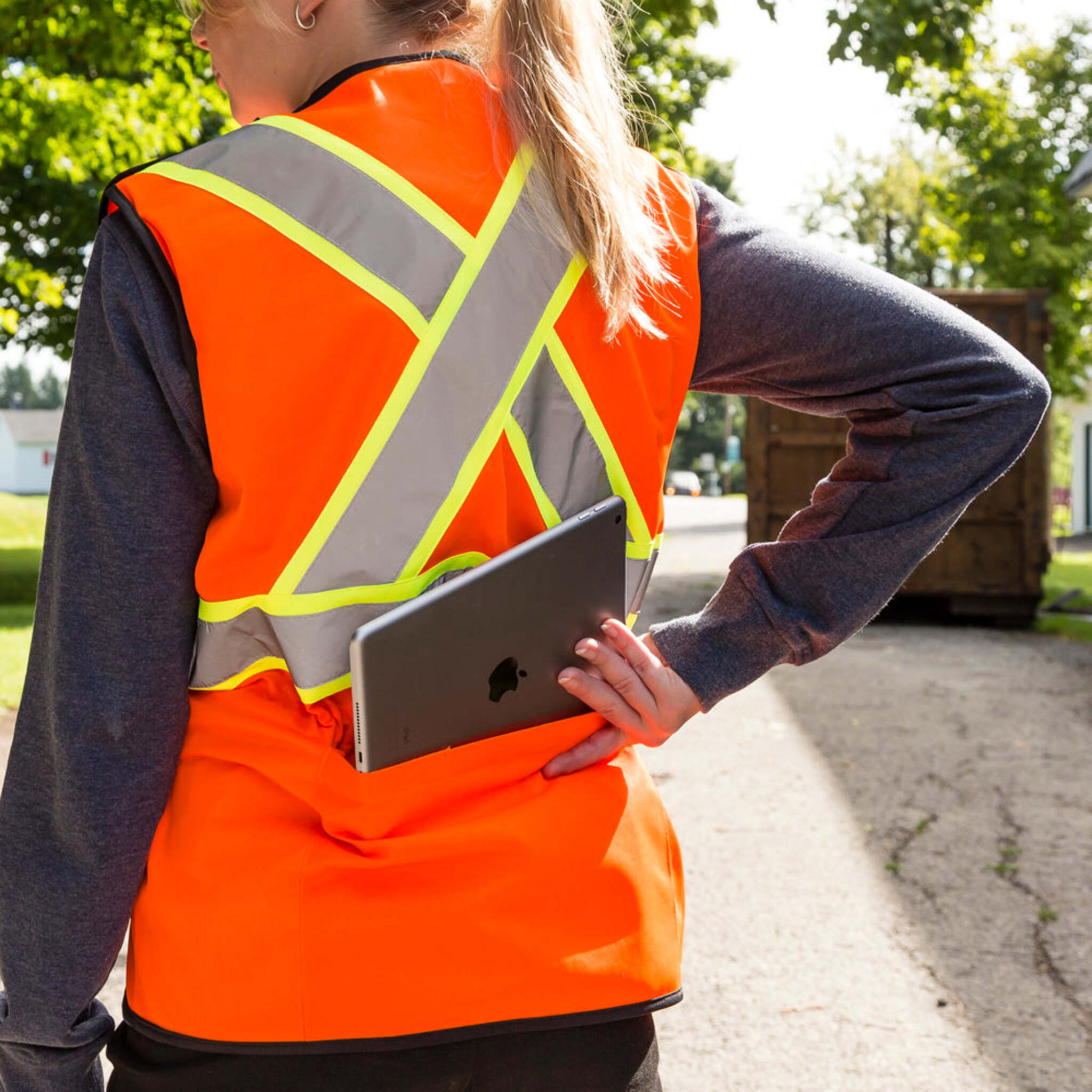 P&F 760 Women's Hi-vis Safety Vest | Orange | Sizes XS-2XL Hi-Vis Work Wear - Cleanflow