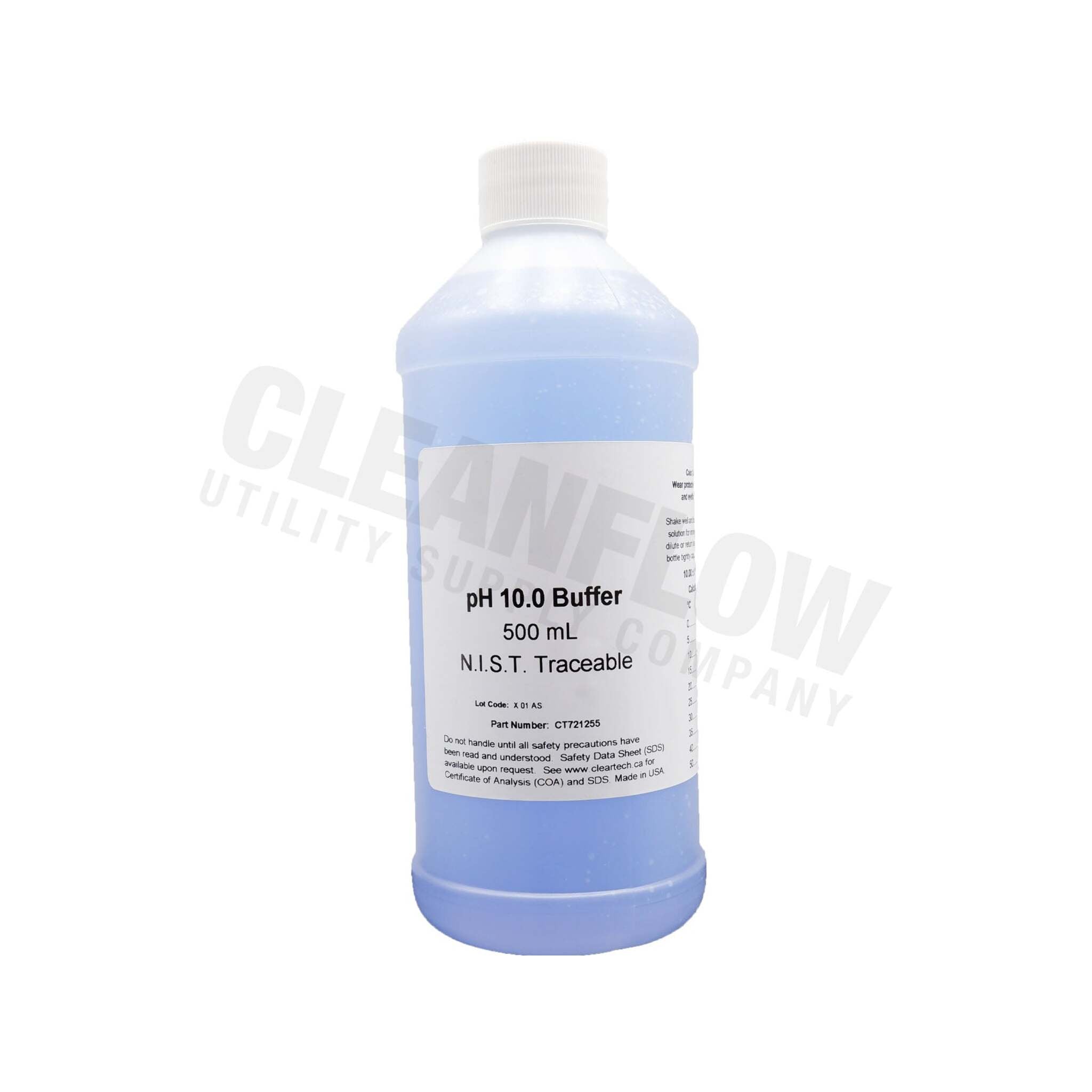 Lovibond pH 10.01 Buffer Solution - Accurate Calibration for All pH Meters | NIST Traceable and Universal Compatibility | Blue | 500 ml